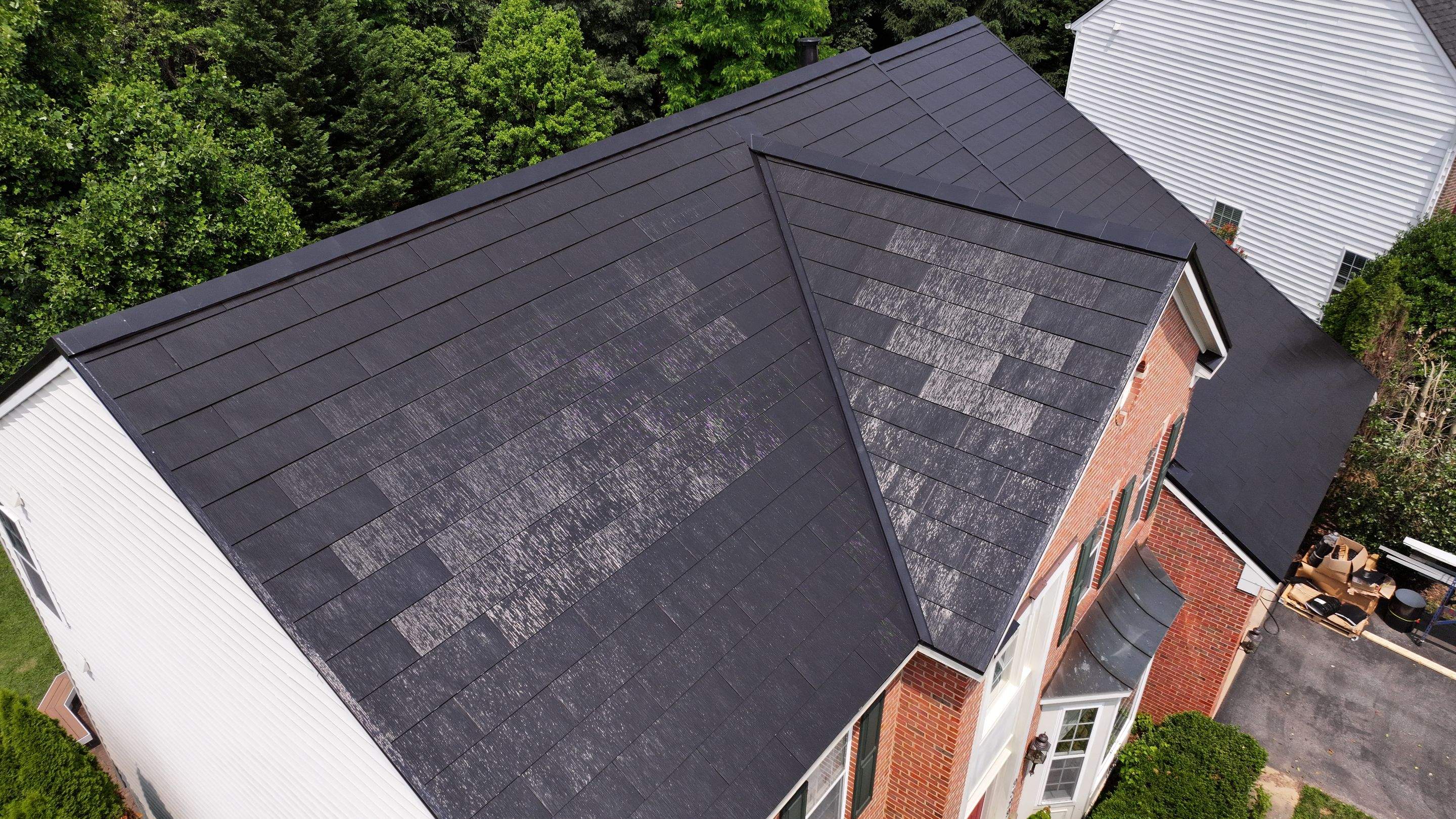 New Tesla Solar Roof in Maryland by American Home Contractors