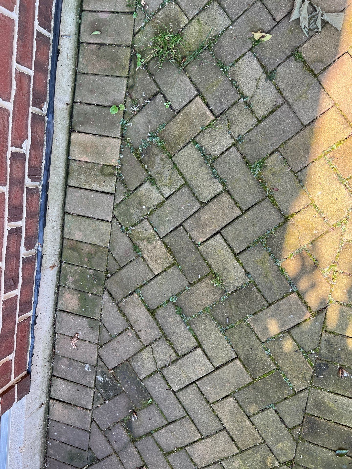 brick paver repair  using Structure bond Techniseal by Northern Power Washing LLC.