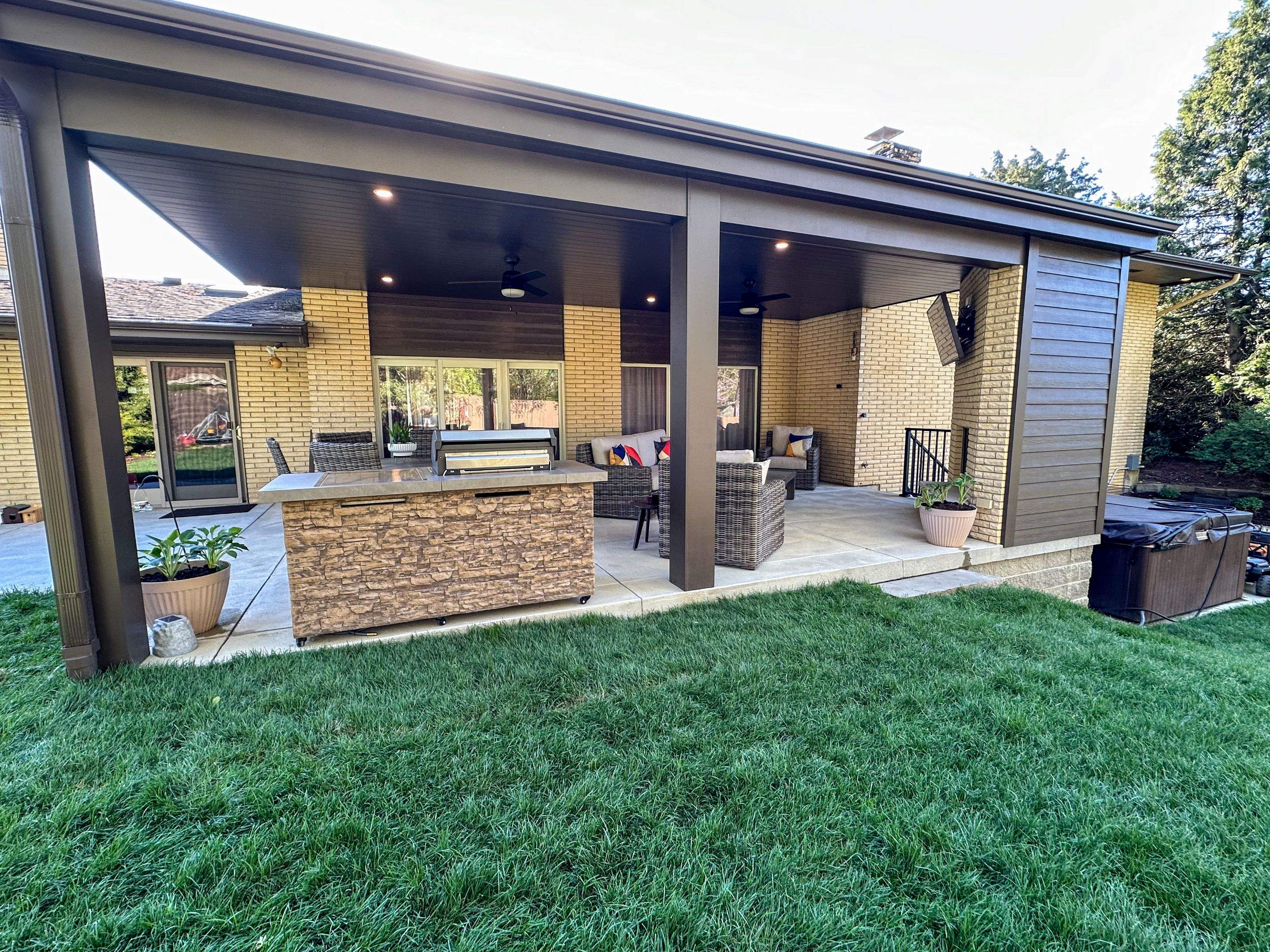 Centerville Covered Patio by Zengel Group