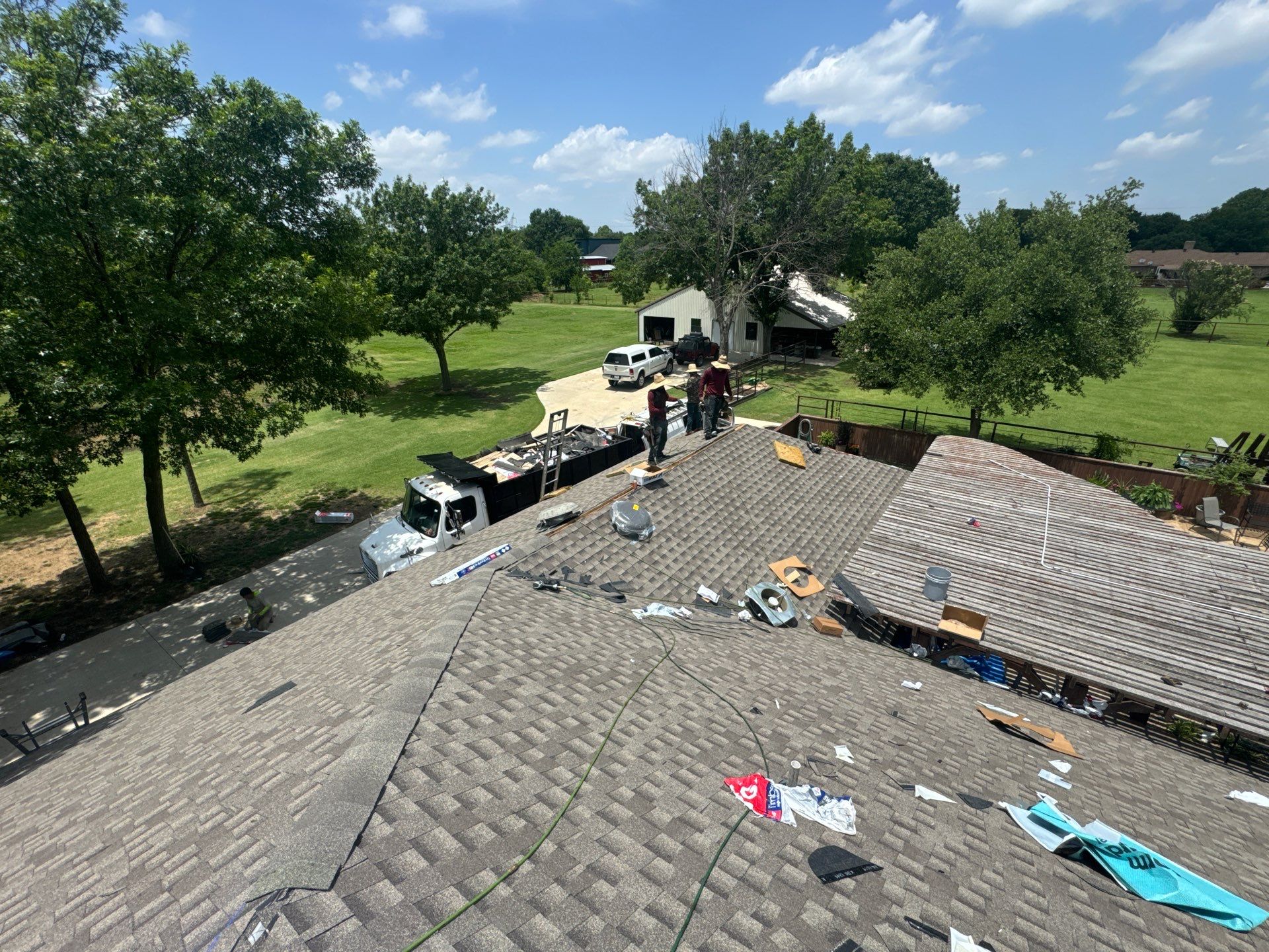 Project in Allen by Zeus Exteriors