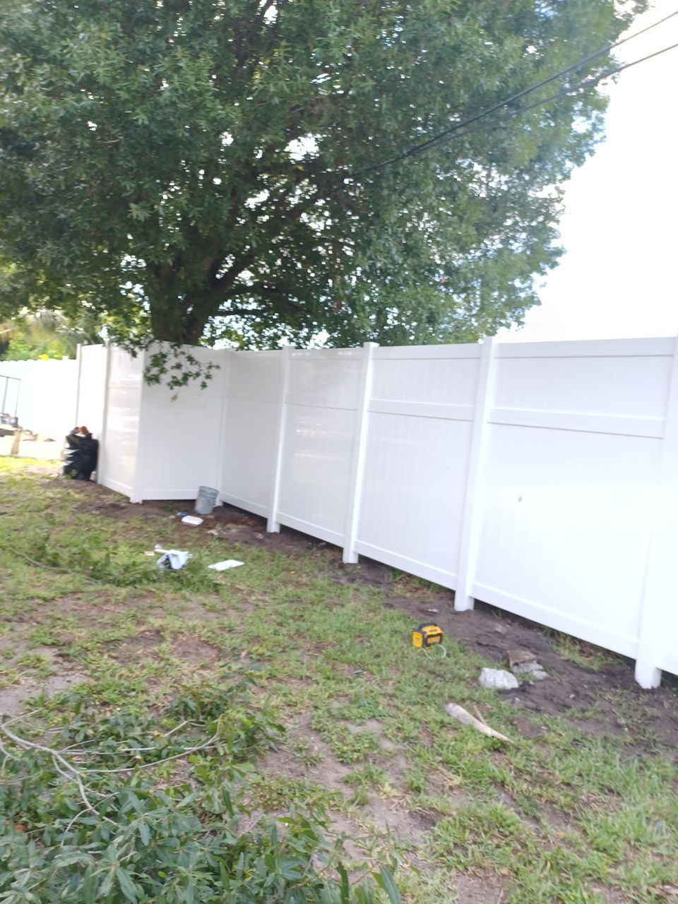Bradenton, FL 6+2 White Vinyl Privacy Fence  by Asap fence and gates, LLC