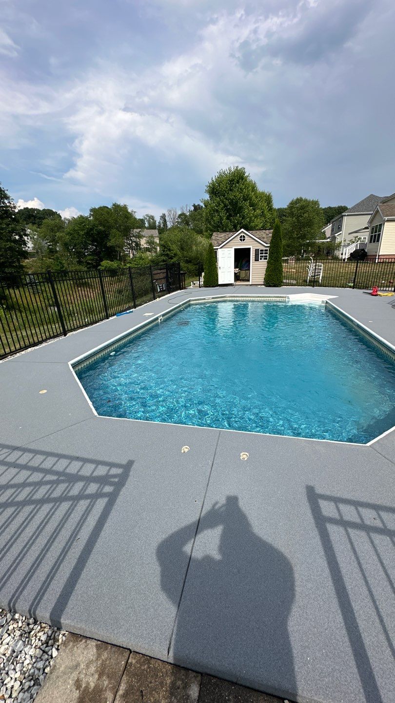 Pool Deck Project in Gibsonia by Floors in a Day, Inc