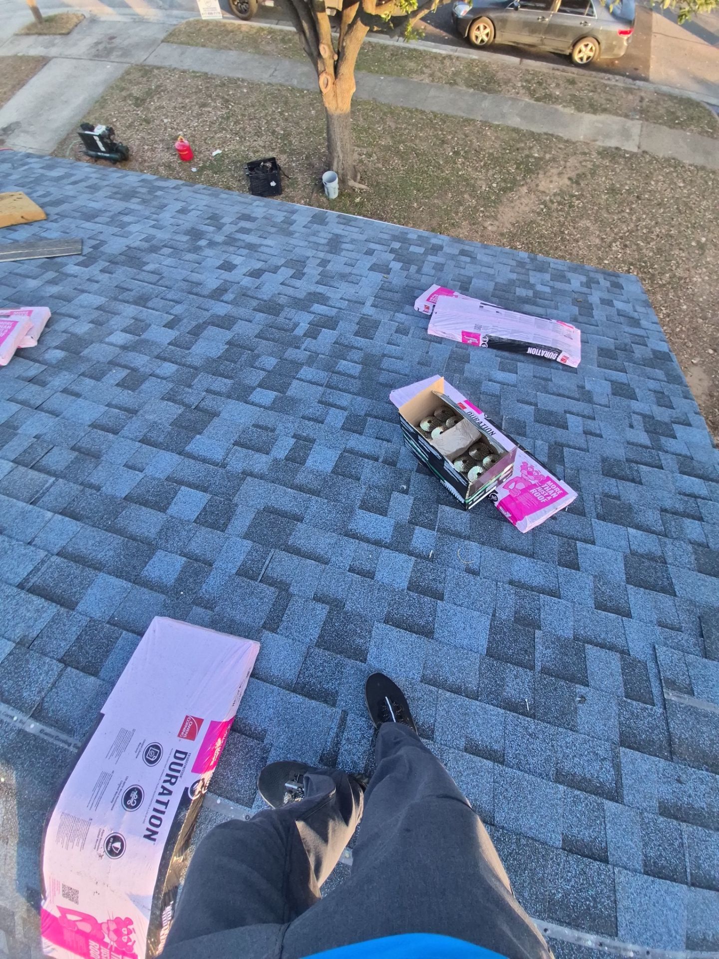 Owens Corning Duration Harbor blue, New Decking!!! by Becker Roofing and Exteriors