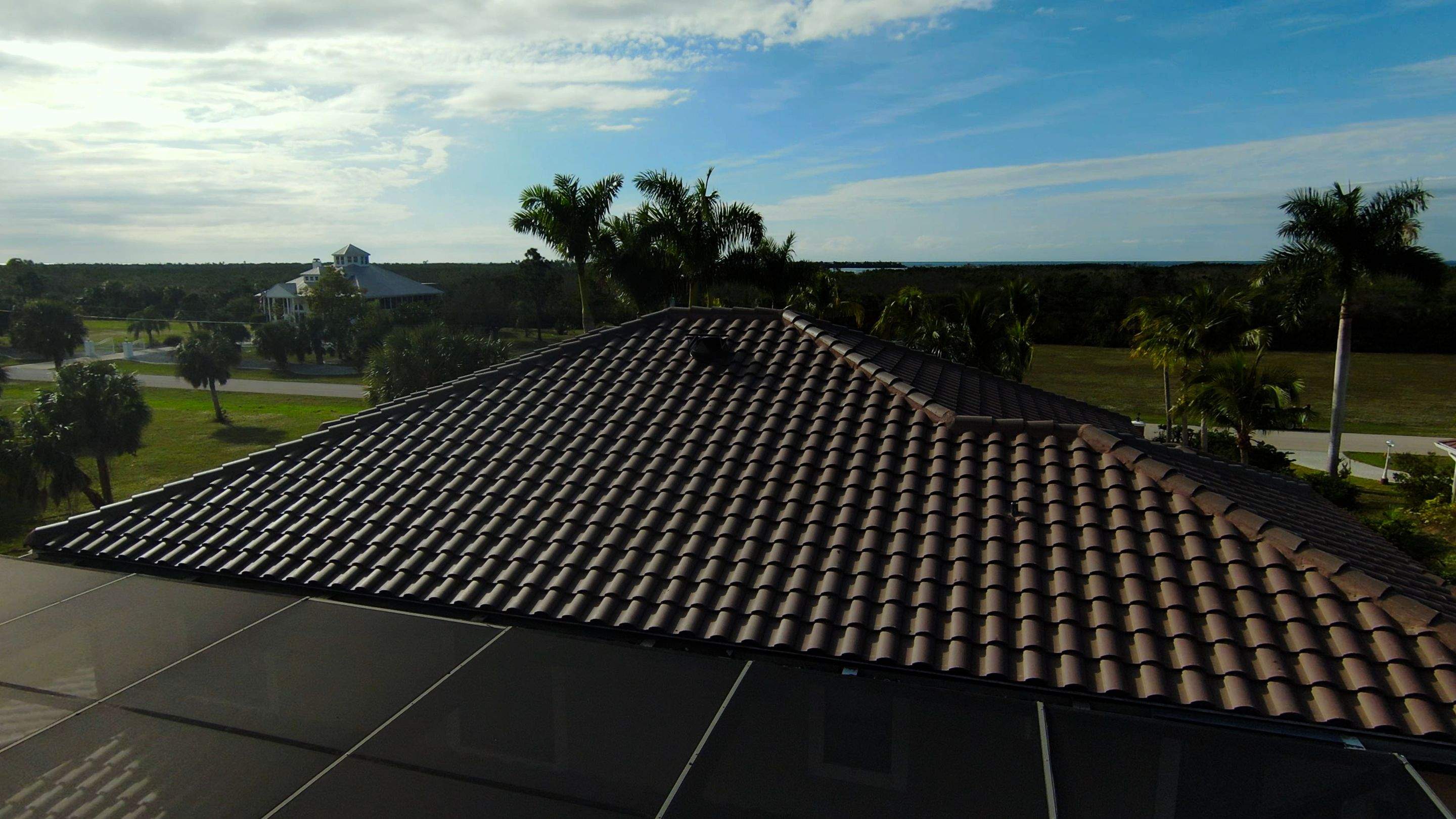 Punta Gorda Concrete Tile Roof Replacement by Four Peaks Roofing