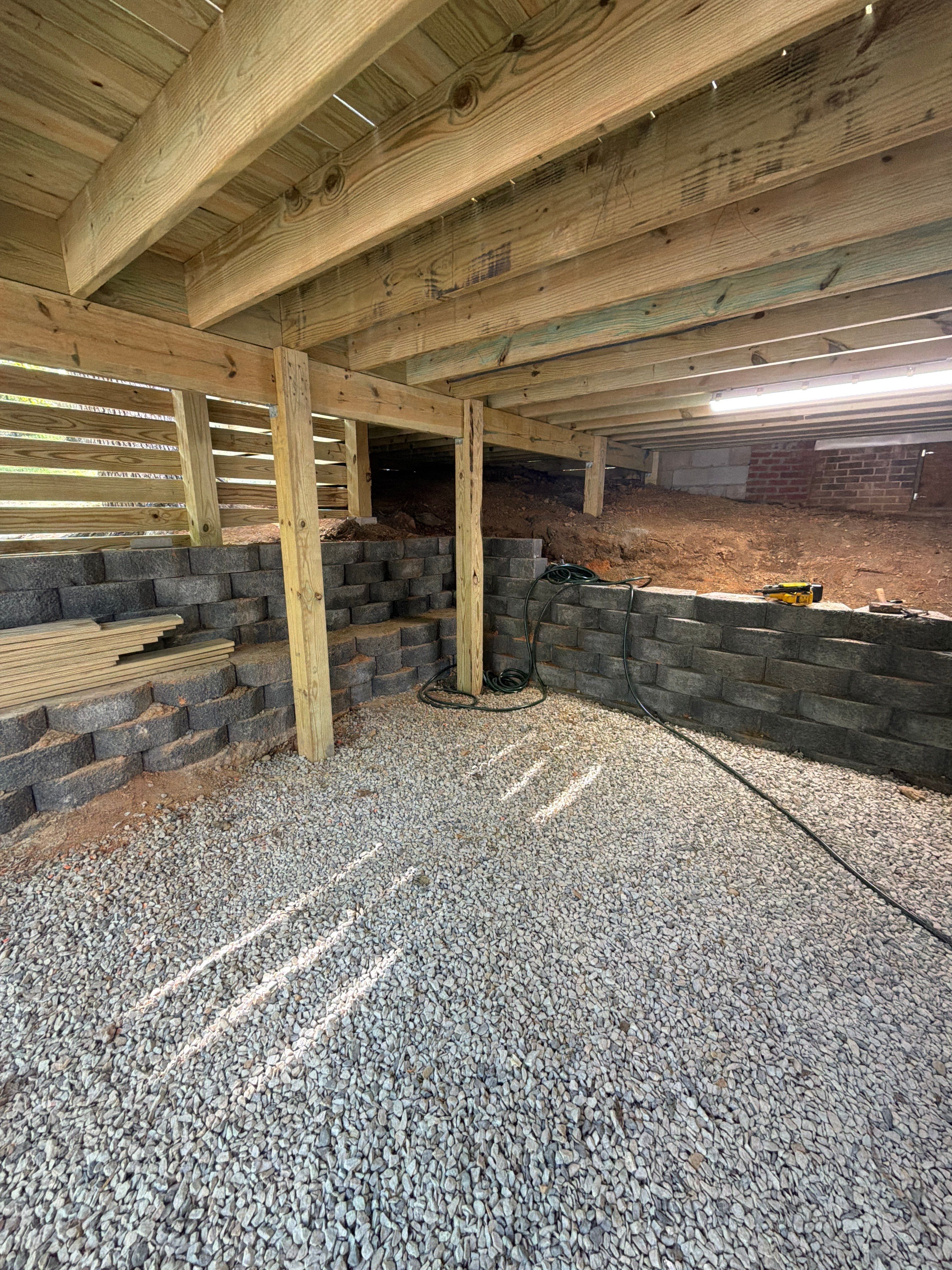 New Deck Construction & Site Improvements by Billy Weatherspoon Contractor