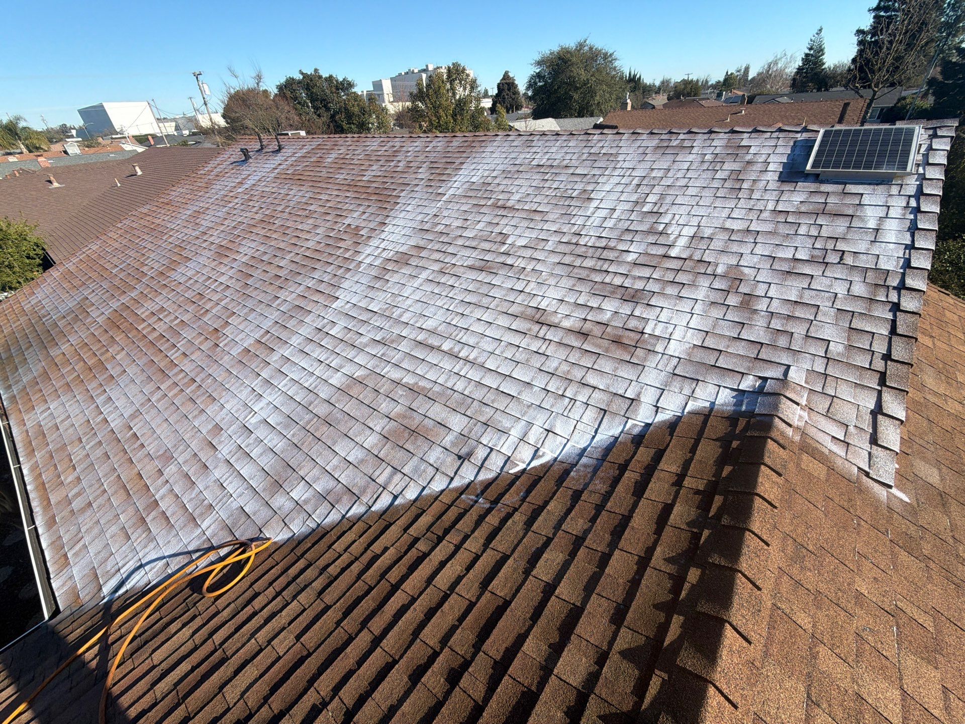 Roof Rejuvenation using Roof Maxx Treatment by Roof Maxx of Folsom