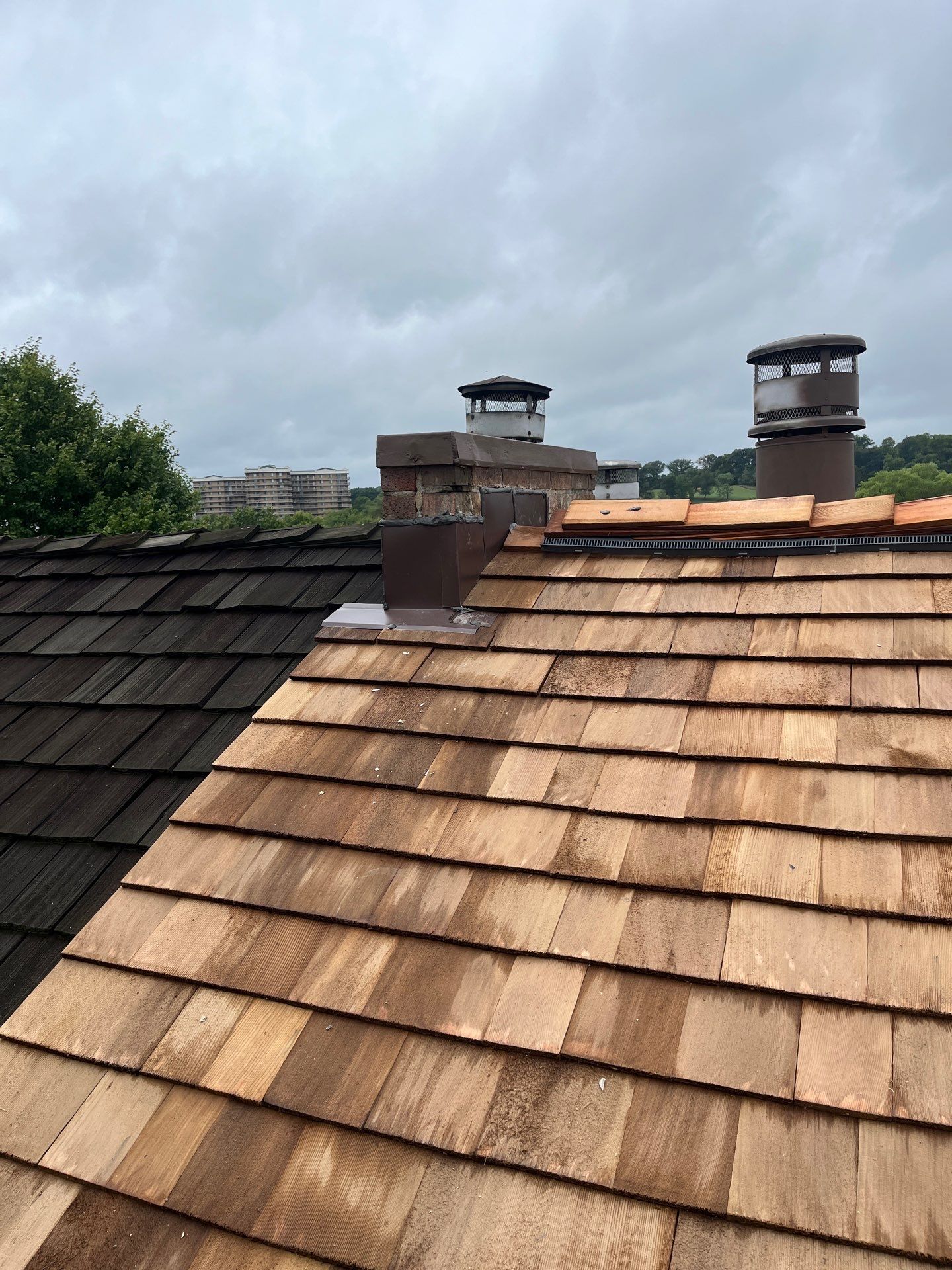 Arlington: Residential Roof Replacement with Perfection CCA-Treated Cedar Shakes by RM Banning, Inc.
