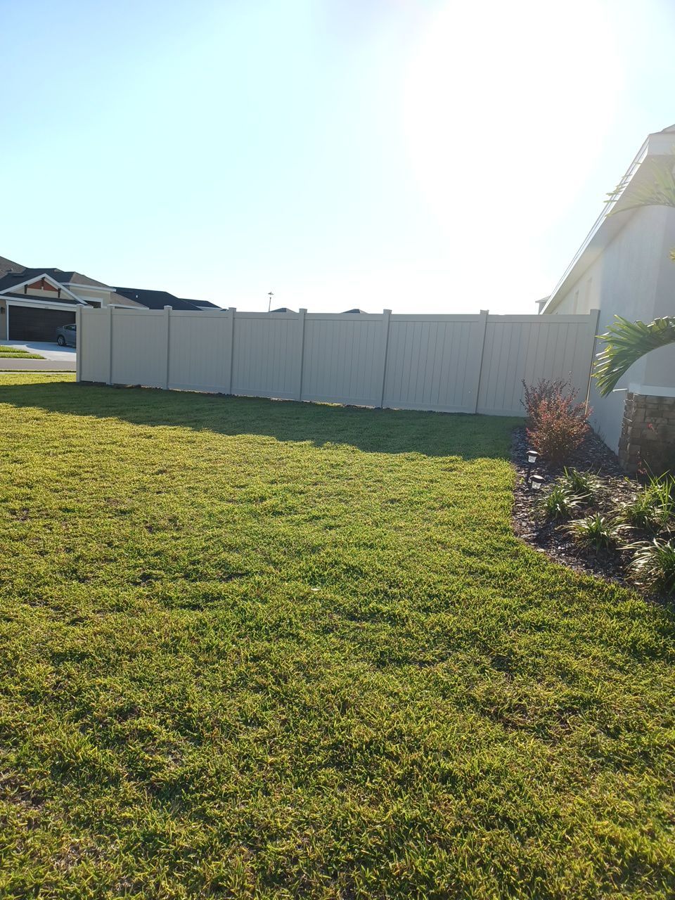 Palmetto, FL 6ft. Tall Tan Vinyl Privacy Fence  by Asap fence and gates, LLC