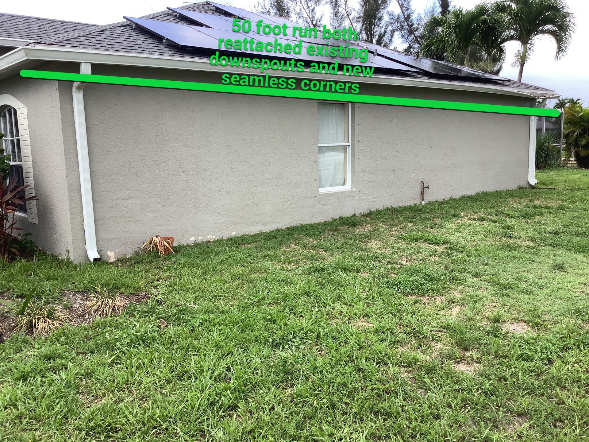 Gutter replacement in Cape Coral FL by Gutter Professors