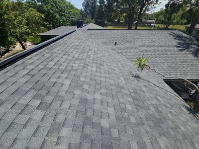 Roof Replacement with Architectural Shingles and Chimney Repair in Cocoa