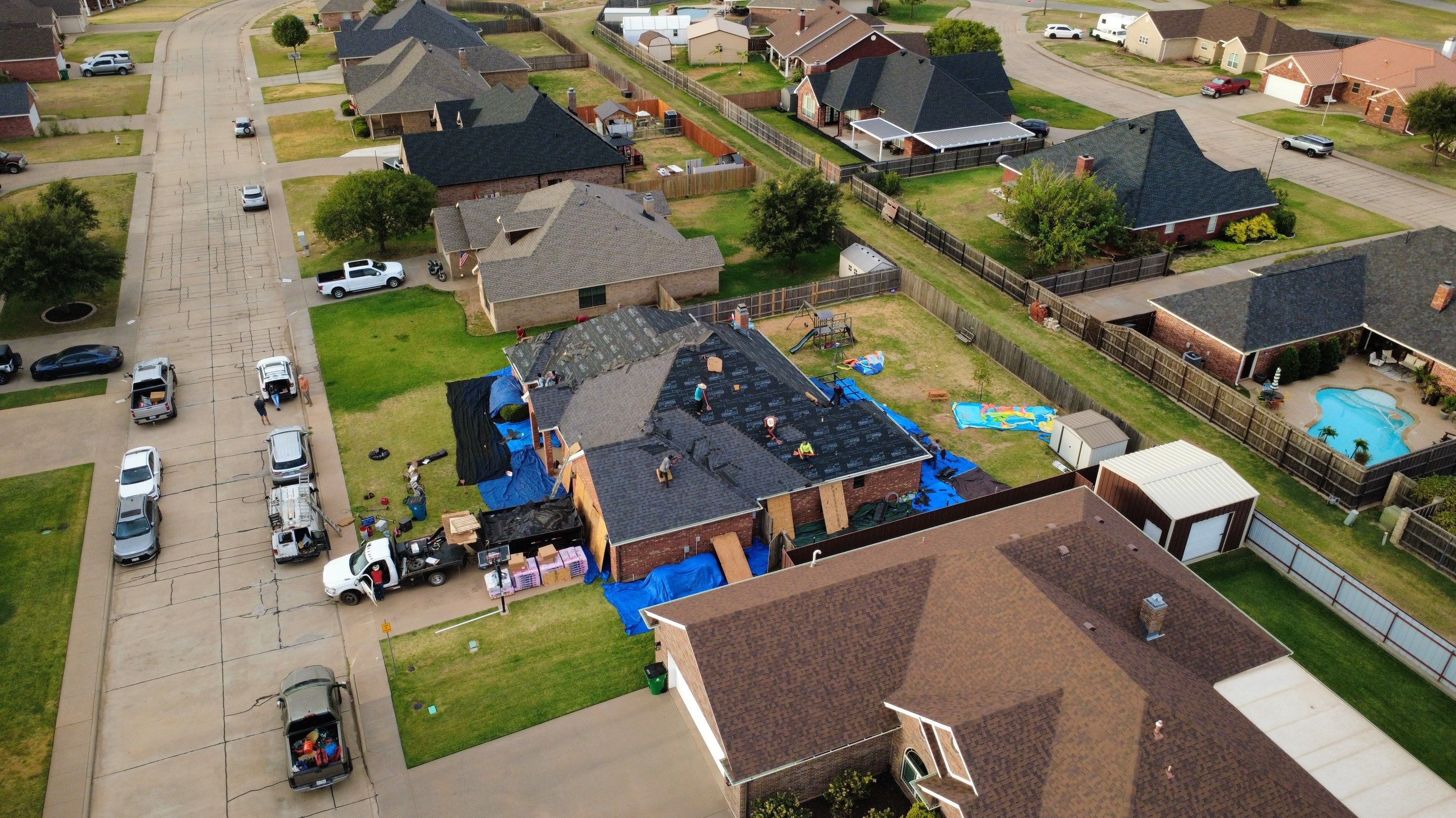 Owens Corning Duration Storm Class 4 Roof Replacement in Burkburnett, Texas by Shearman Roofing & Construction