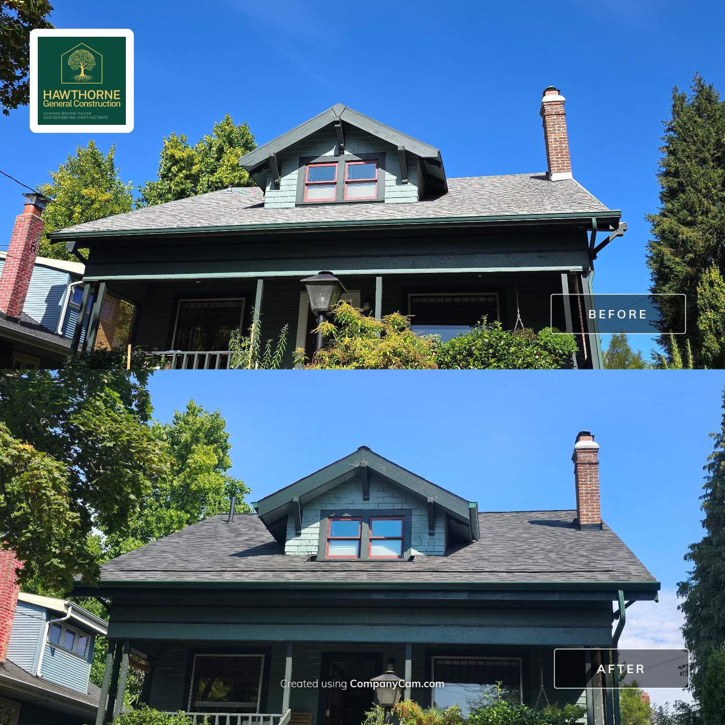 Old Portland ReRoof and Insulate by Hawthorne General Construction