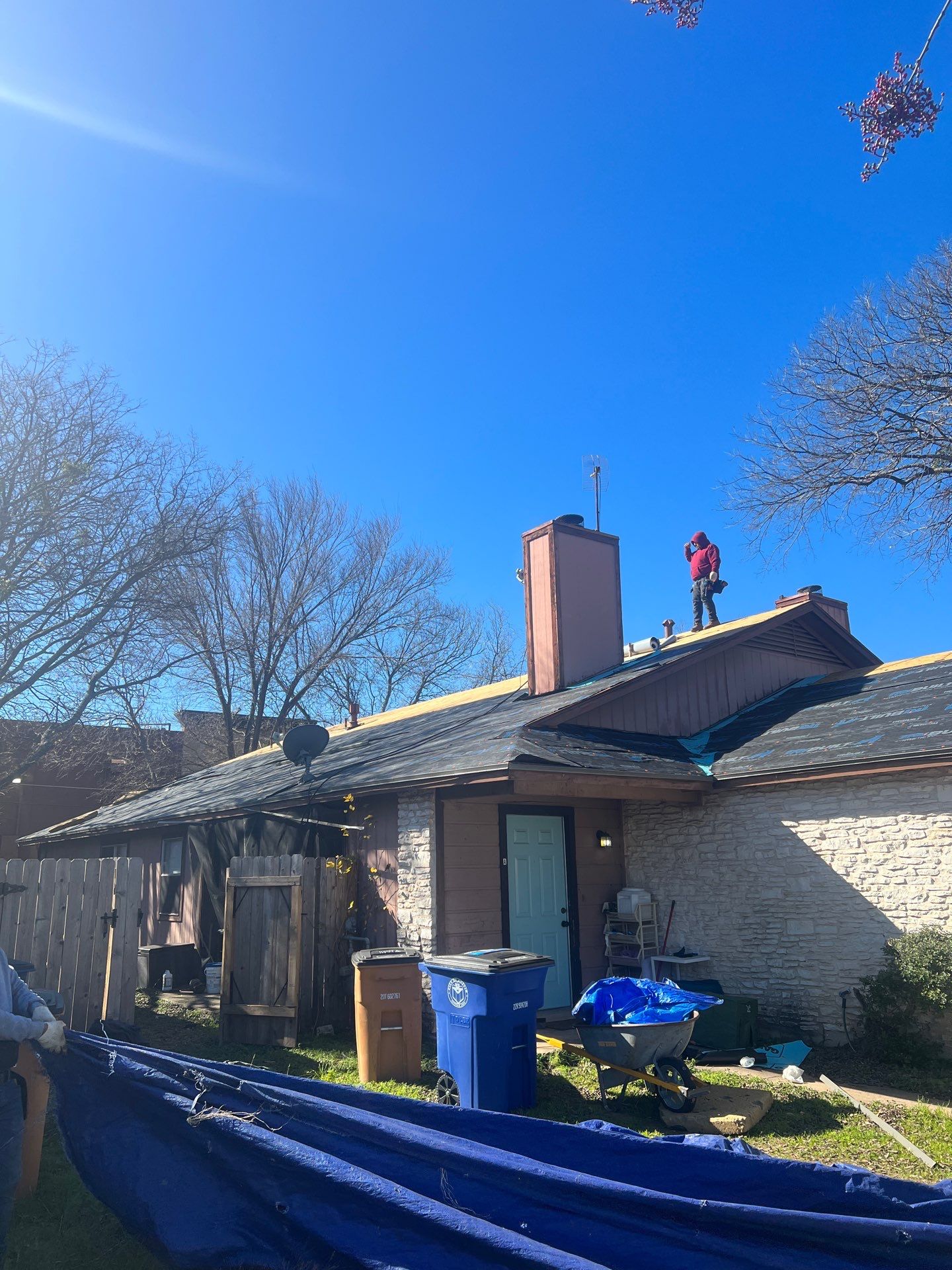 Project in Austin by Rhino Roofing and General Contracting, LLC