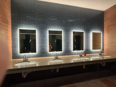 Sterling One Life - Men’s and Women’s Locker Room mirrors and backsplash