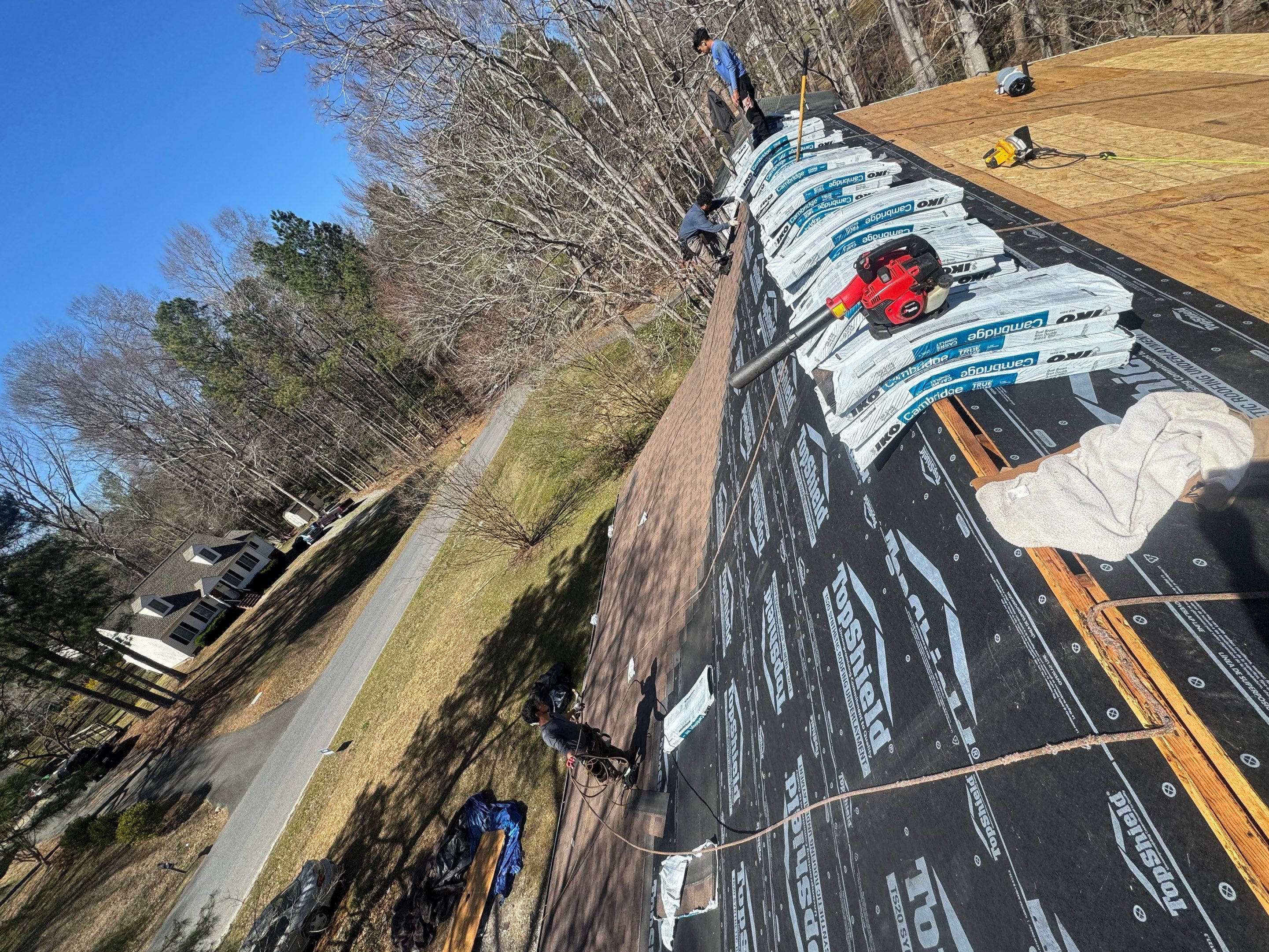 Complete Roof Replacement and Plywood Decking Repair in Quinton by Cade Construction