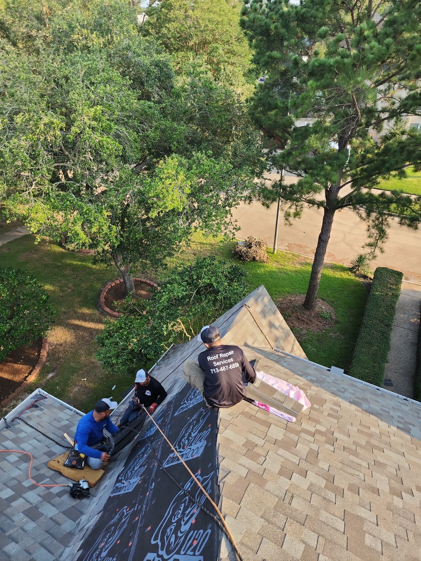 Residential Roofing Repair using Owen's Corning Duration (Lifetime) Shingles by Roof Repair Company
