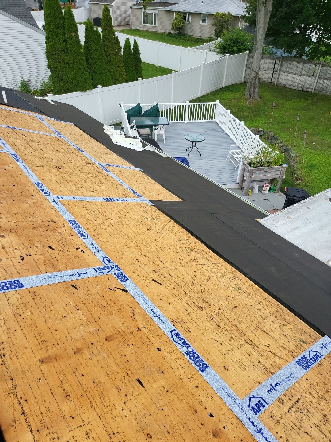 Residential Roofing Installation using Owens Corning TruDefinition Sierra Gray by A Plus Exterior