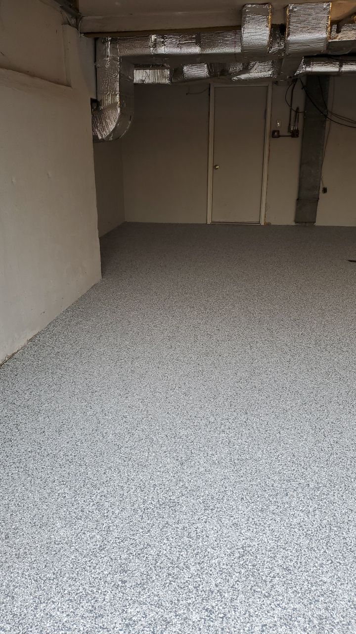 Slatestone Garage Floor by Spectrum Painting, LLC
