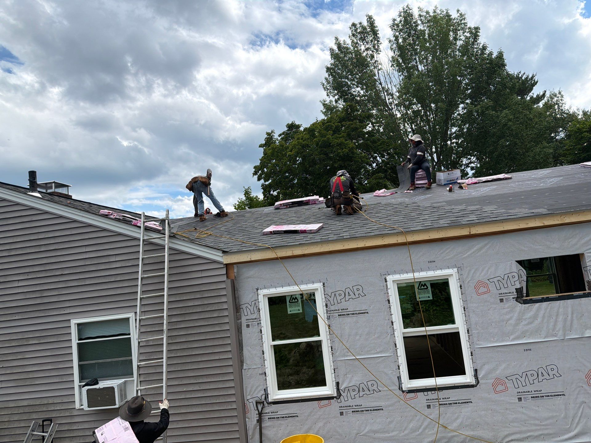 Dover, NH – Owens Corning Asphalt Shingle Roof Installation for Home Addition by Tall pine roofing