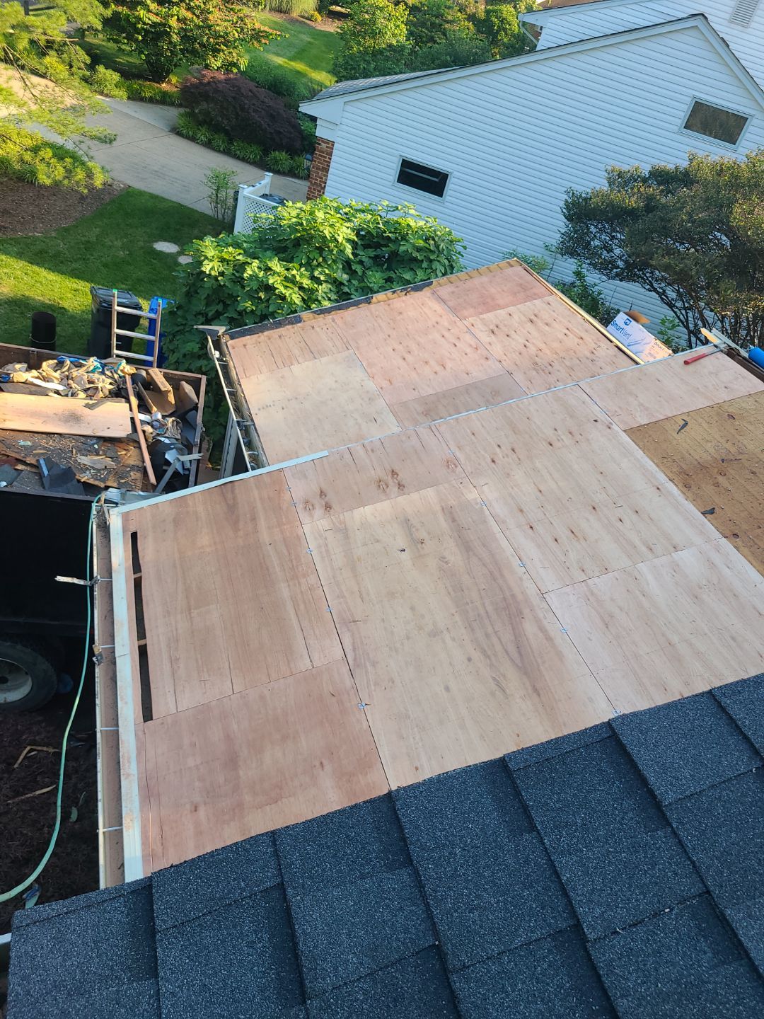 Vienna: Roof Replacement with CertainTeed Landmark Designer Shingles in Moire Black by RM Banning, Inc.