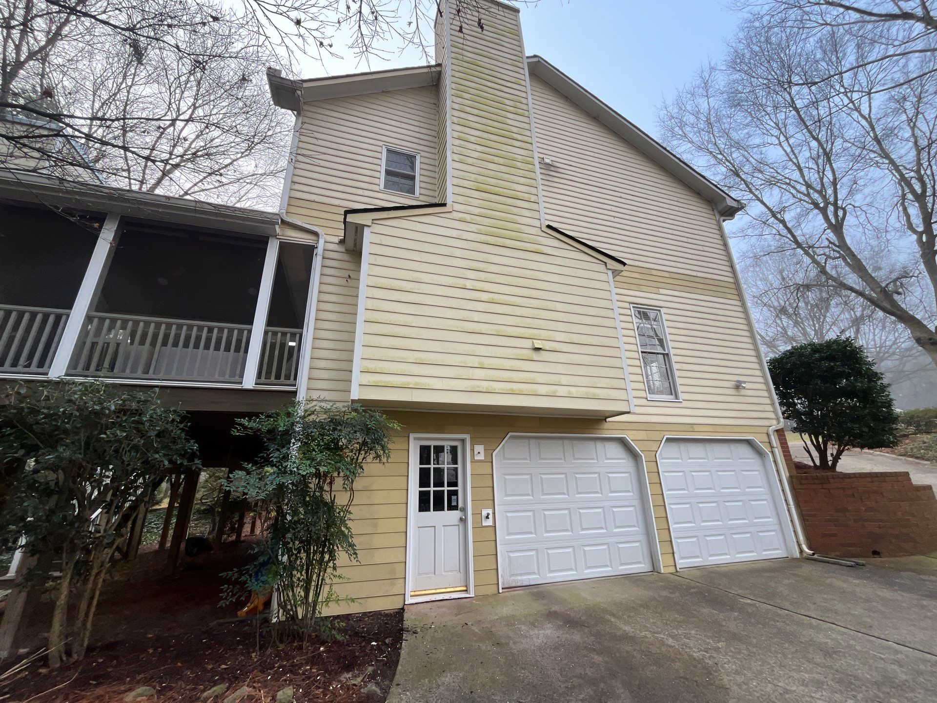 Partial Siding Installation using James Hardie HZ10 Lap Siding in Roswell, GA by Nelson Exteriors 