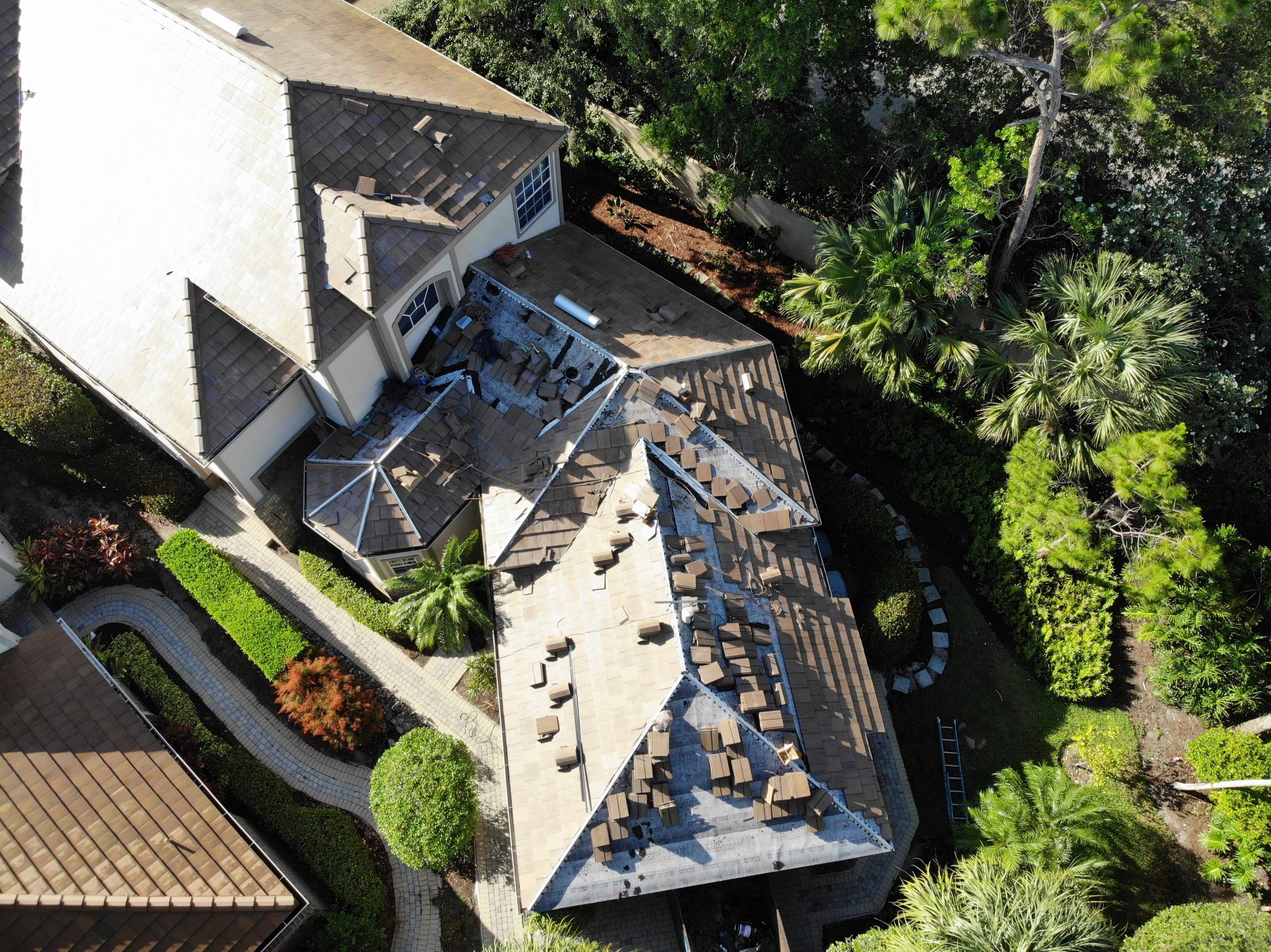 Residential Roofing Installation using Concrete Tile in Bonita Bay Community by International Roofing