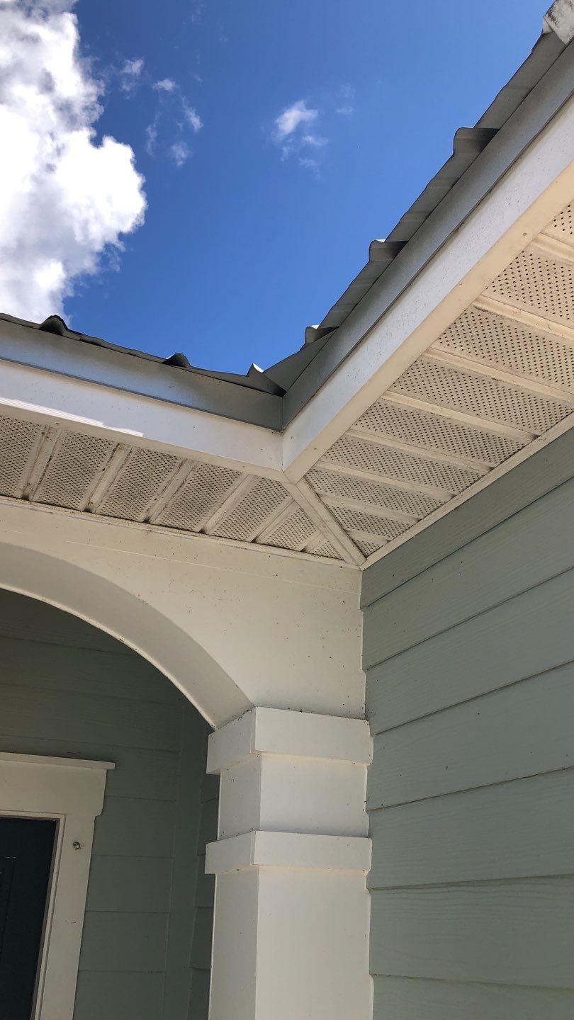 Seamless Gutter Installation using White K-Style Gutters by Gutter Professors
