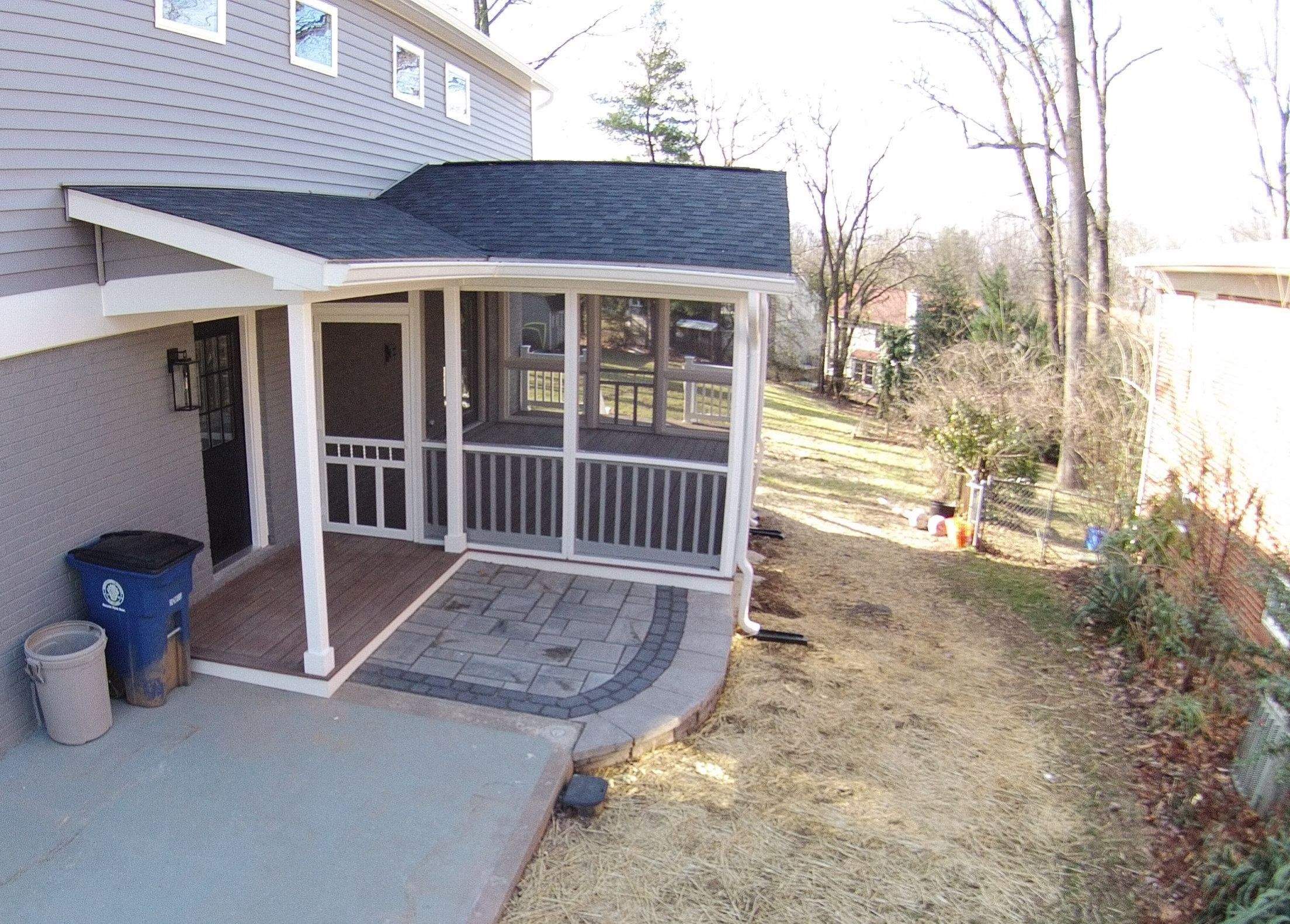Retaining wall, walkway, small patio and landscape install  by The Smet Companies, LLC