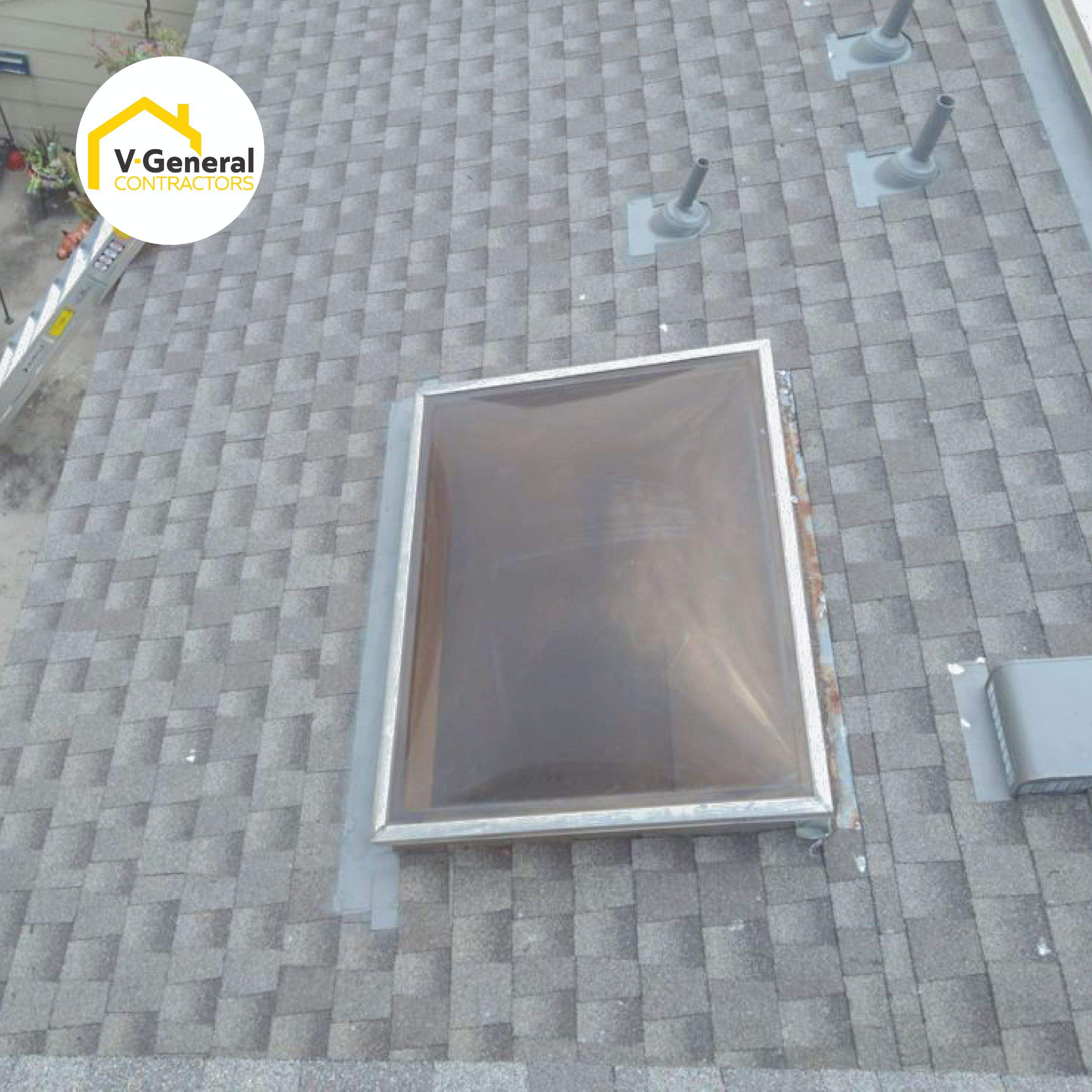 New Roof Using GAF HDZ by V General Contractors 