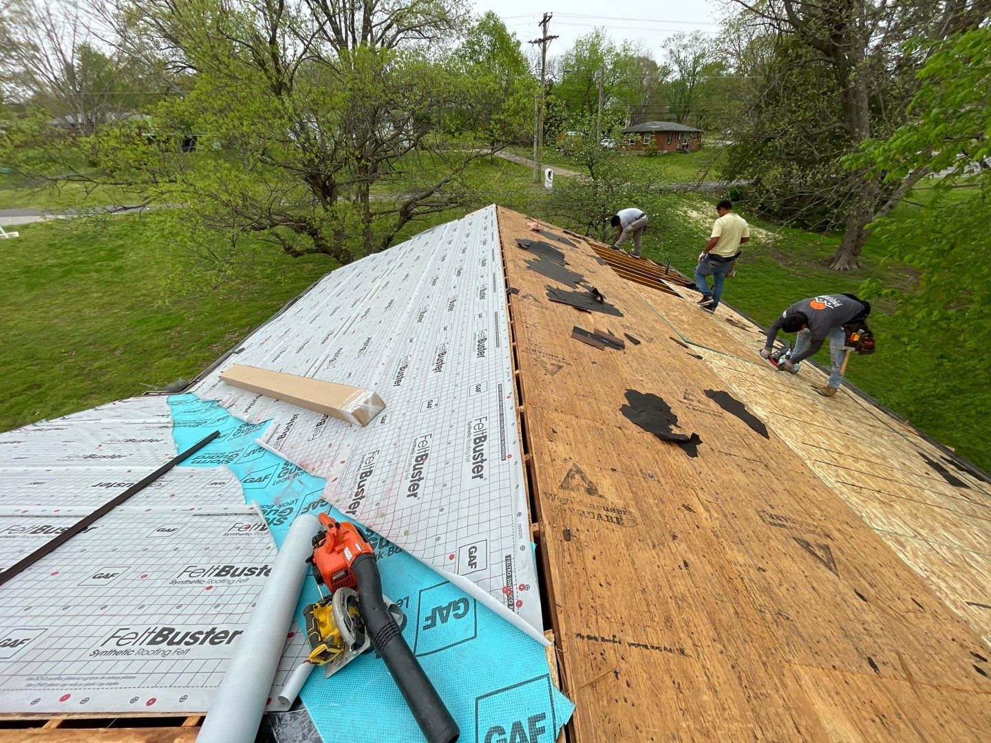 Residential Roofing Installation using GAF HDZ Roofing System  by Undersun Roofing 