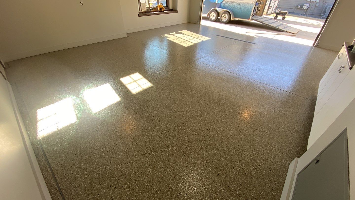 Garage using Pebble Beach by Select Painting, Coatings & Garage Cabinets