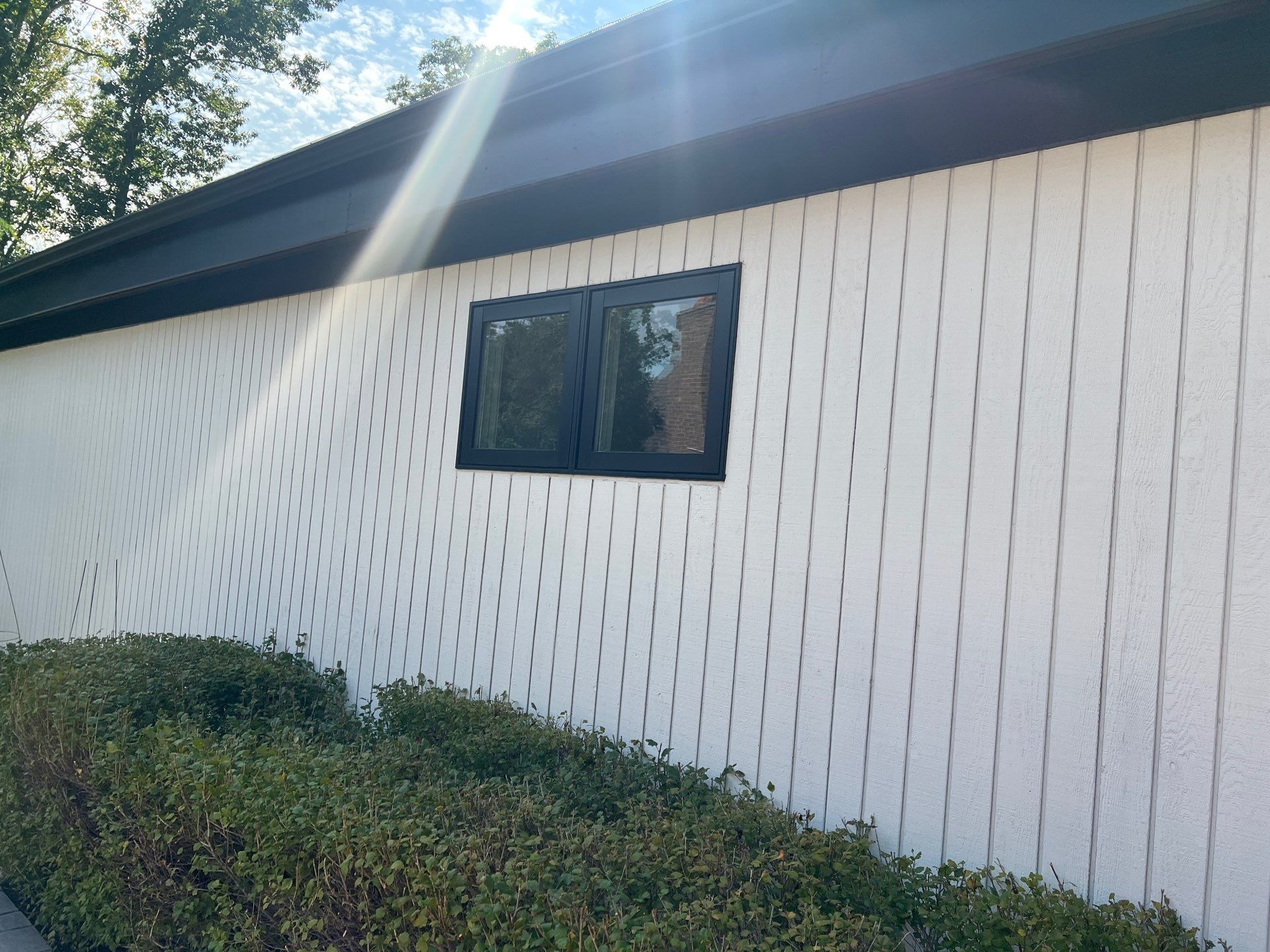 Complete Exterior House, Bluestone & Garage Floor Cleaning by Northern Power Washing LLC.