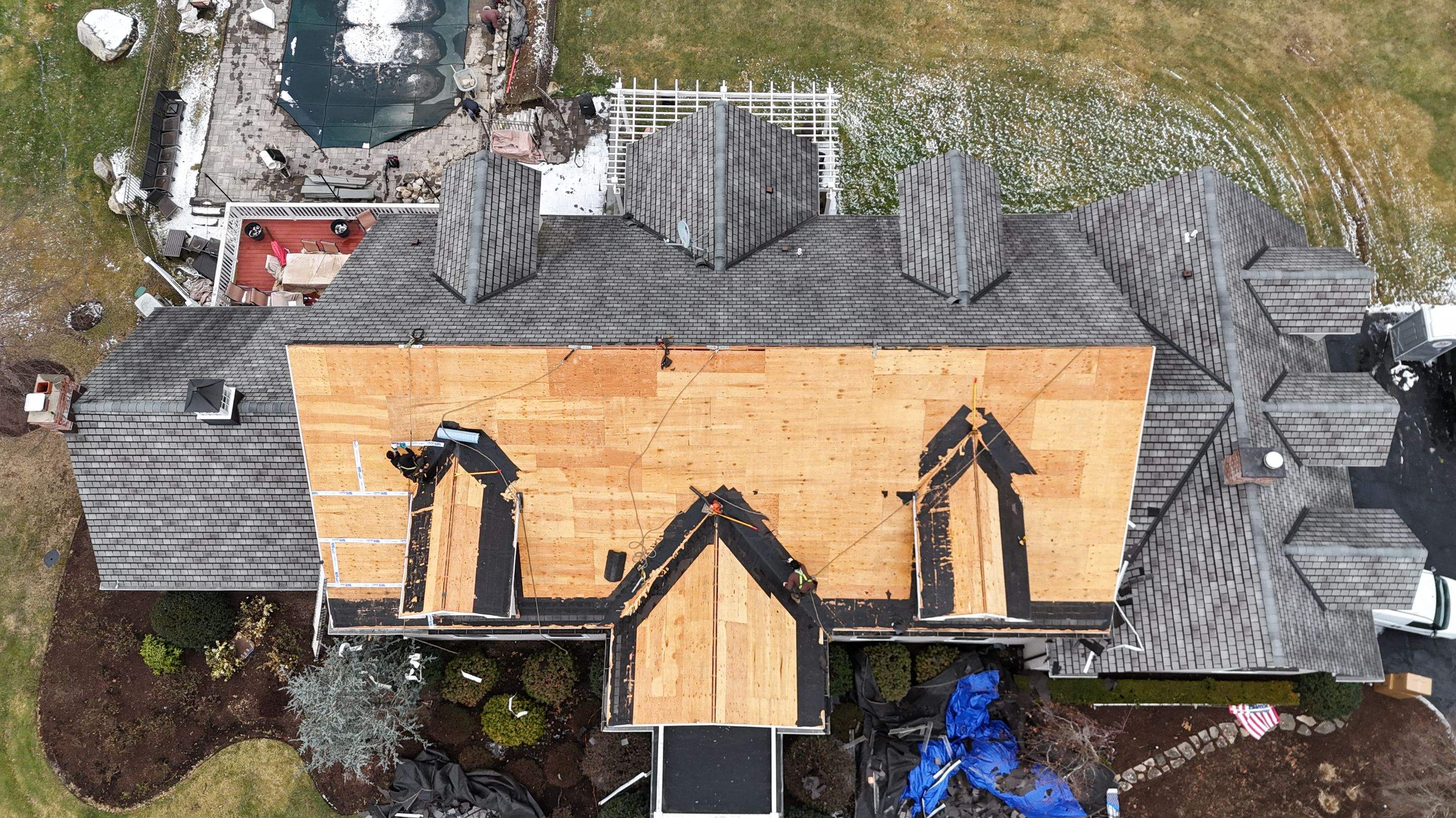 Project in Easton by The Energy Efficient Roofer & George's Seamless Gutters