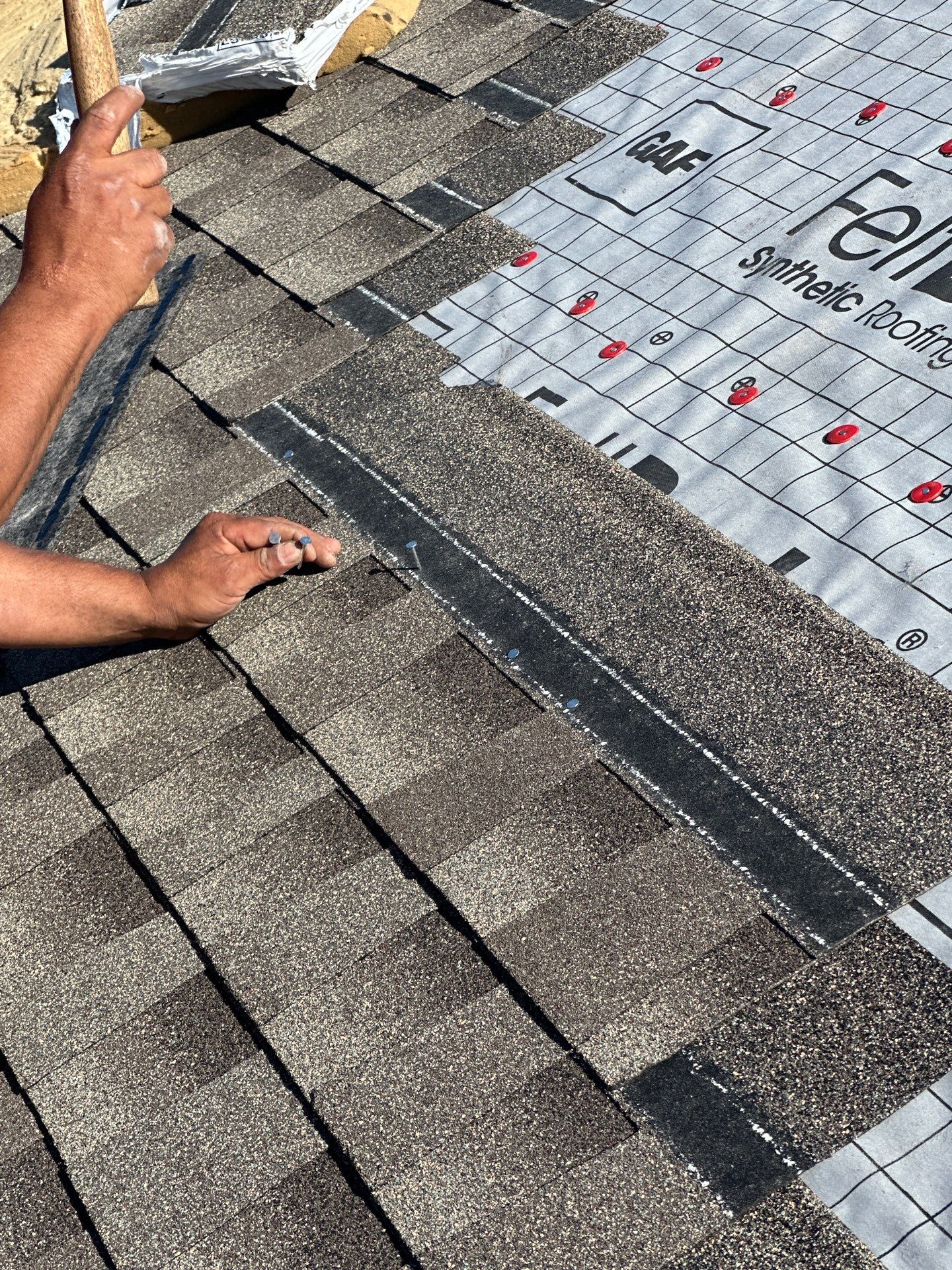 (WPI-8) HAND NAIL INSTALLATION by Motion Roofing