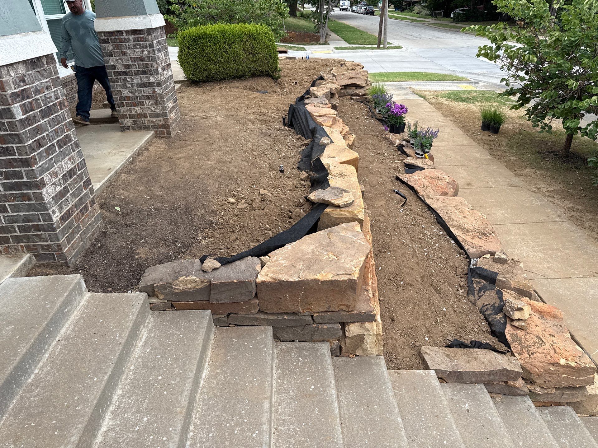 Project in Tulsa by Greenscapes Outdoor