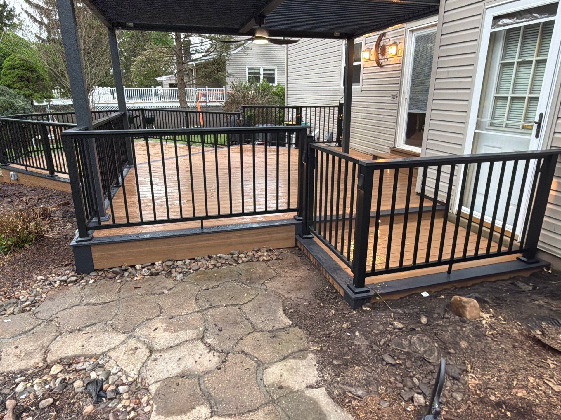 Deck Resurface In Richboro PA With Pergola by deck guardian