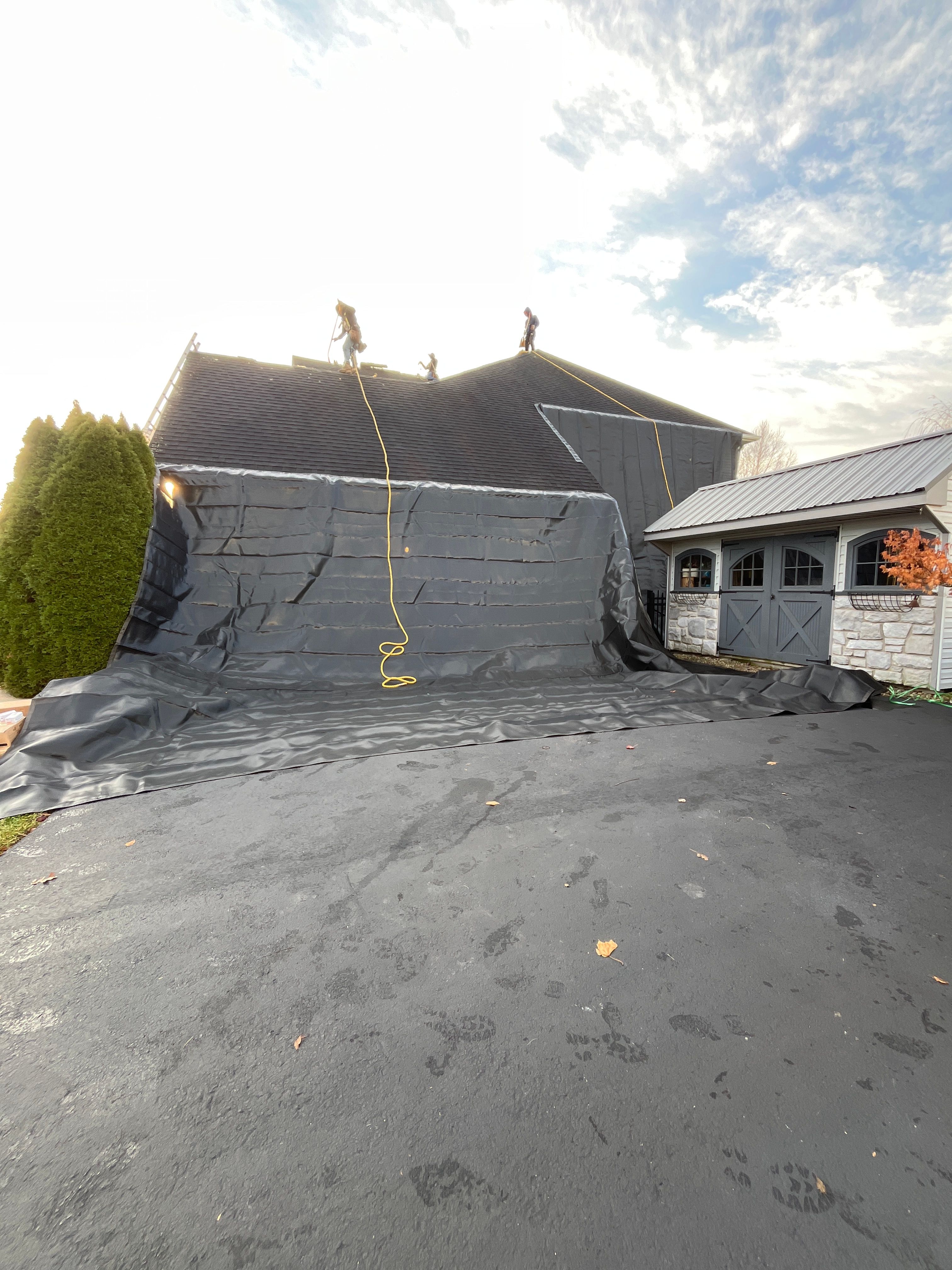 New Roof Installation using Owens Corning Duration Estate Gray by Starway Roof Systems