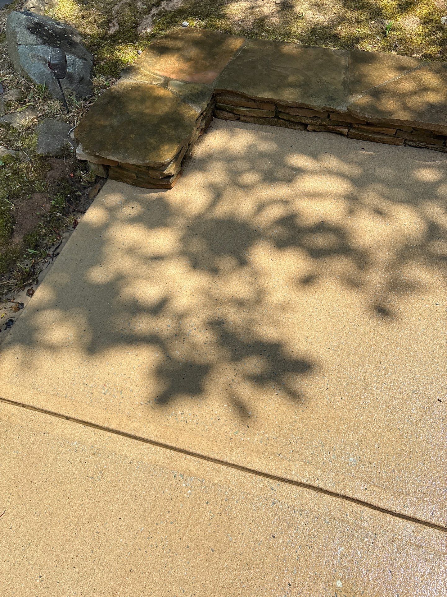 Deck using Wood Sealant and Concrete Using Concrete Sealant by DuraSeal