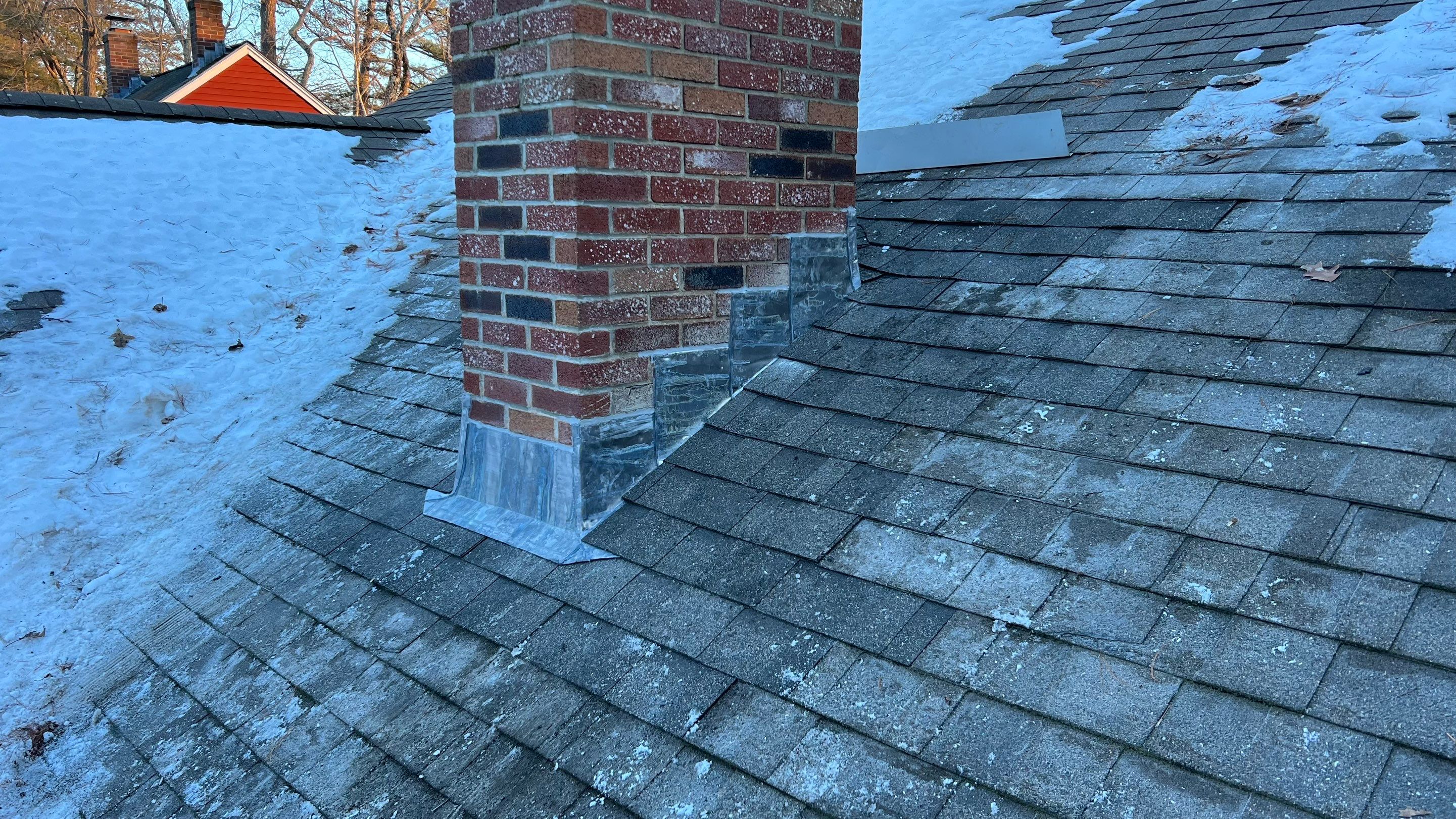 Failing Chimney? Not anymore!! by Tall pine roofing