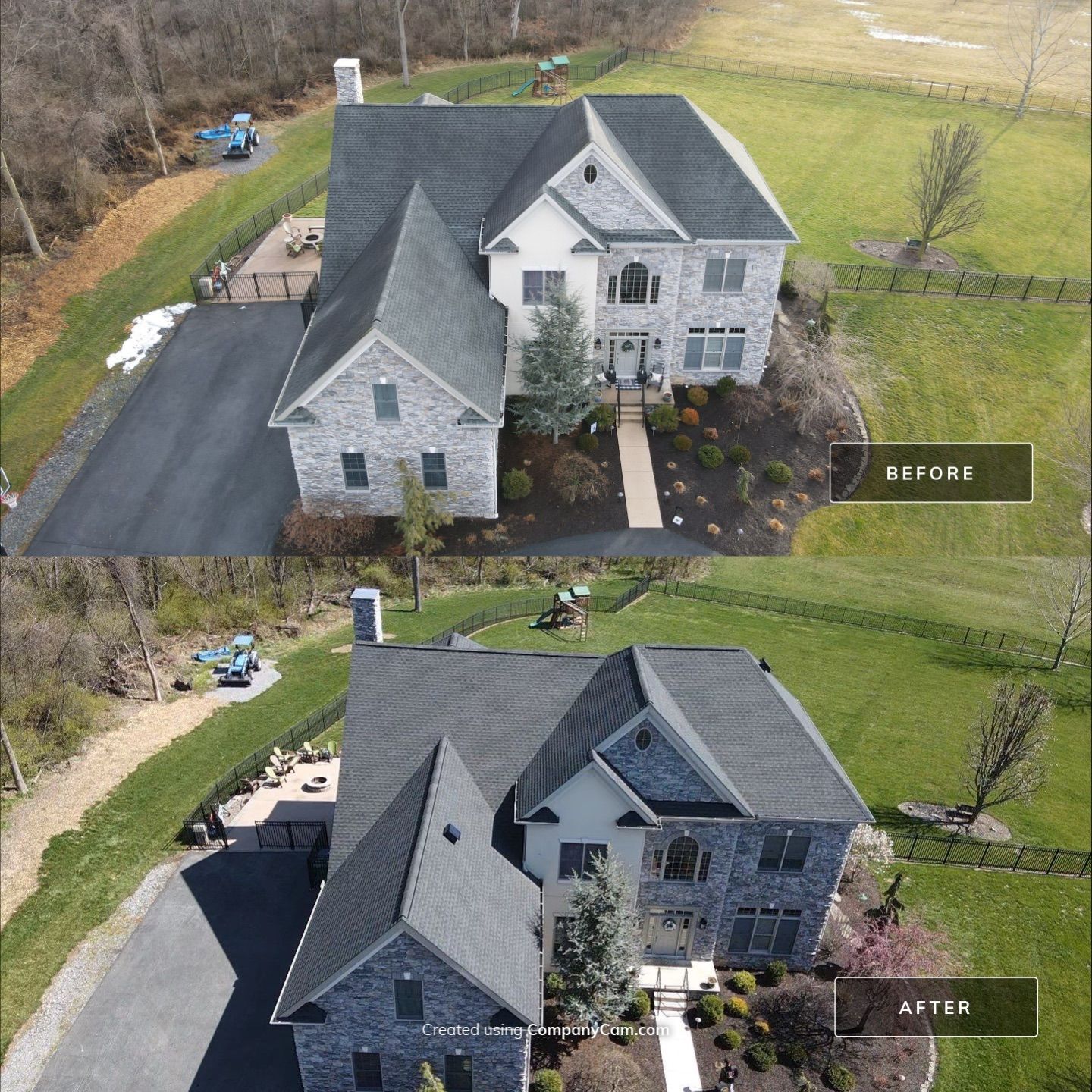 Residential Roofing Installation using Gaf Hdz Architectural Shingle by Teflon Roofing