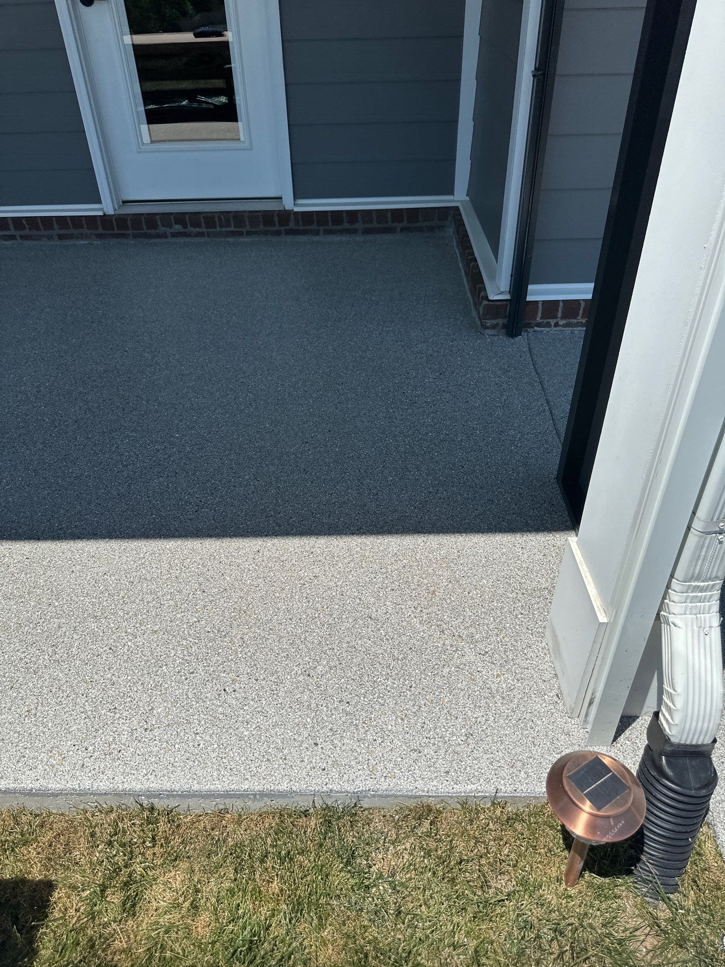 Patio Floor Coating using Quartzite by My Garage Floor Guys
