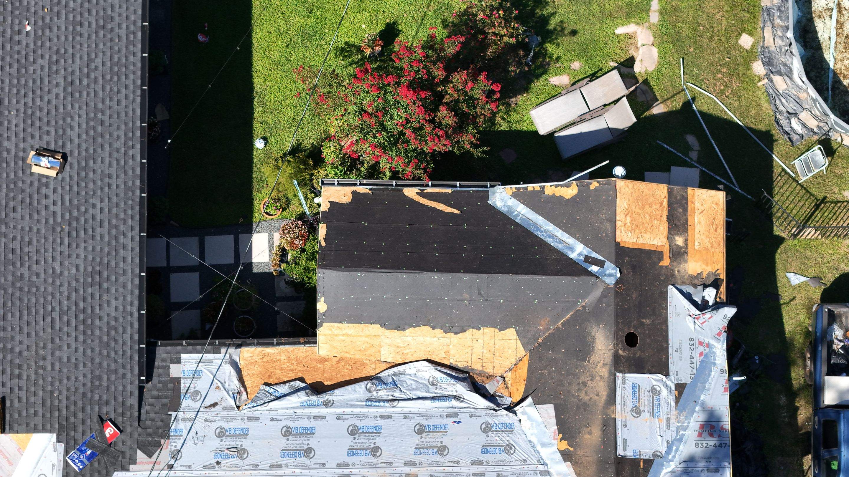 Roof Replacement with Fascia & Soffit Repairs — Conroe, TX by PL Roofing & SB Roofing, LLC.