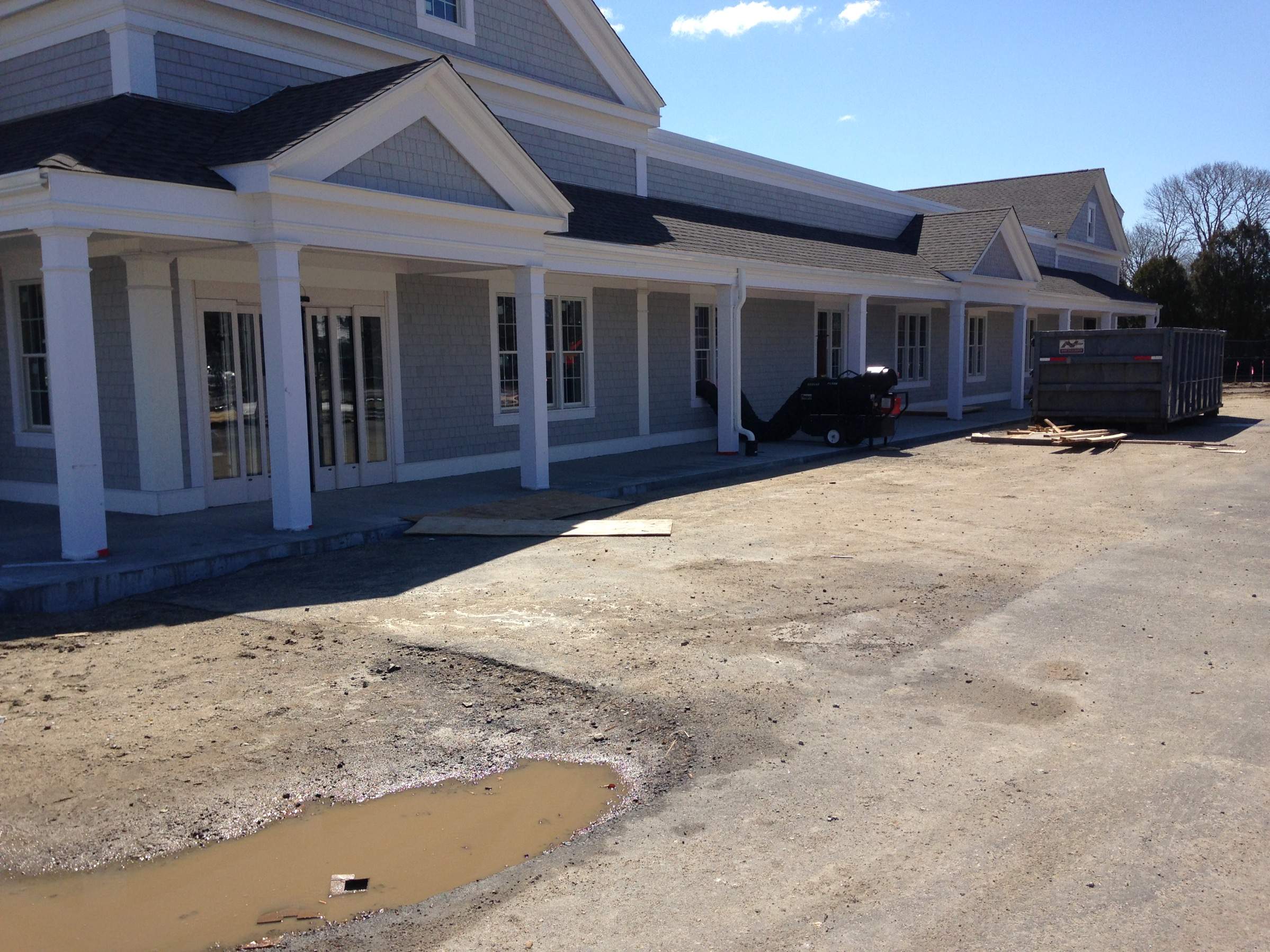 Gutter Pro on the job in Falmouth, MA by Gutter Pro Enterprises