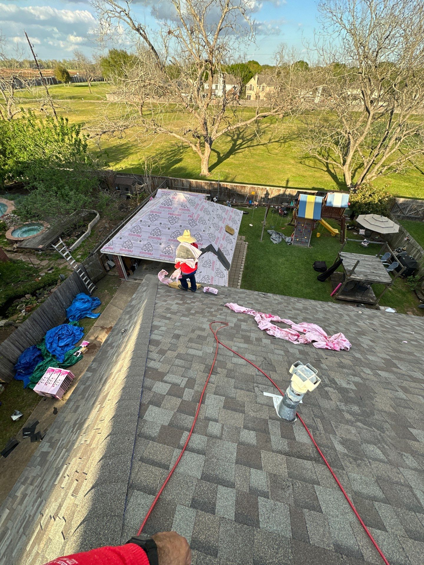 Project in Sugar Land by Motion Roofing