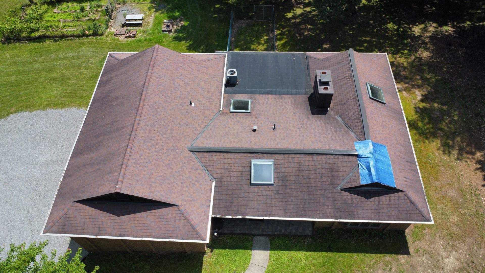 Full Roof Replacement – Gibsonia, PA (Owens Corning Brownwood & EPDM Flat Roof) by MAT Roofing