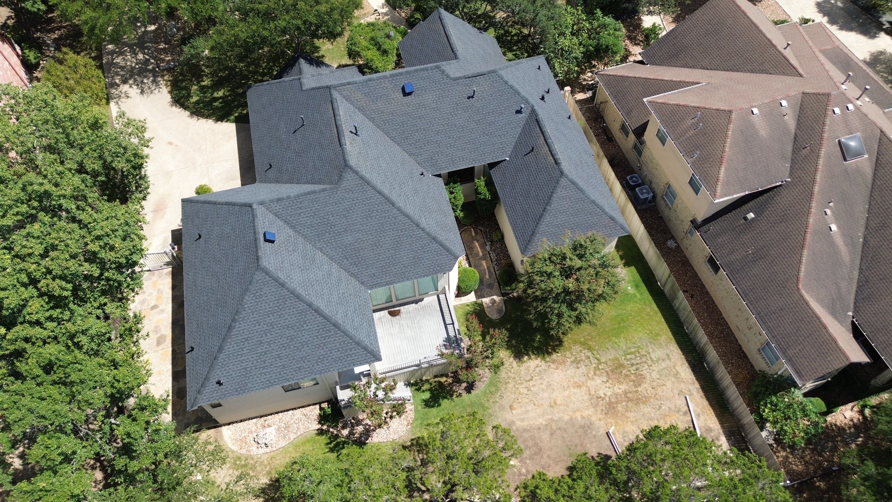 Roof Replacement and Gutter Install - 78258 by bh roofing