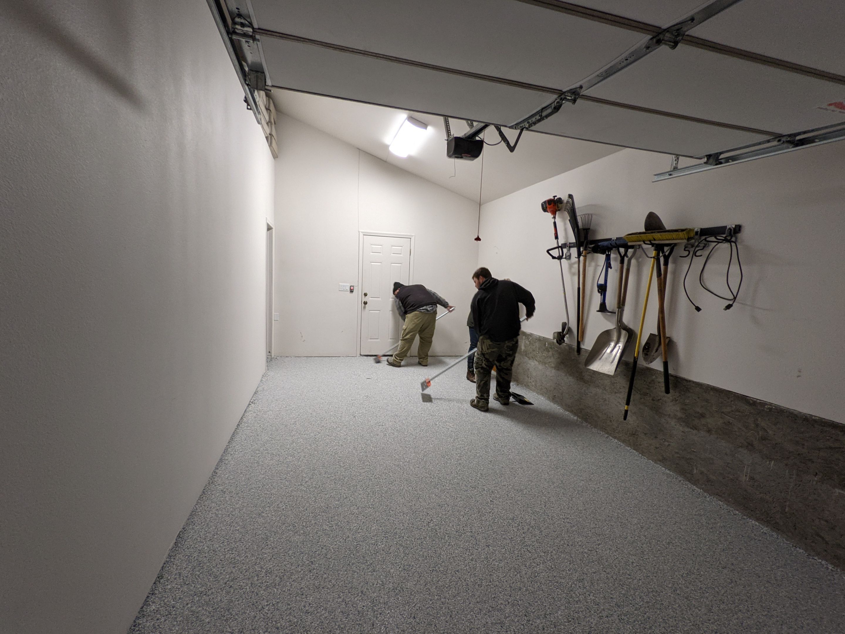 Garage Transformation using Tidal Wave by Croc Coatings, LLC