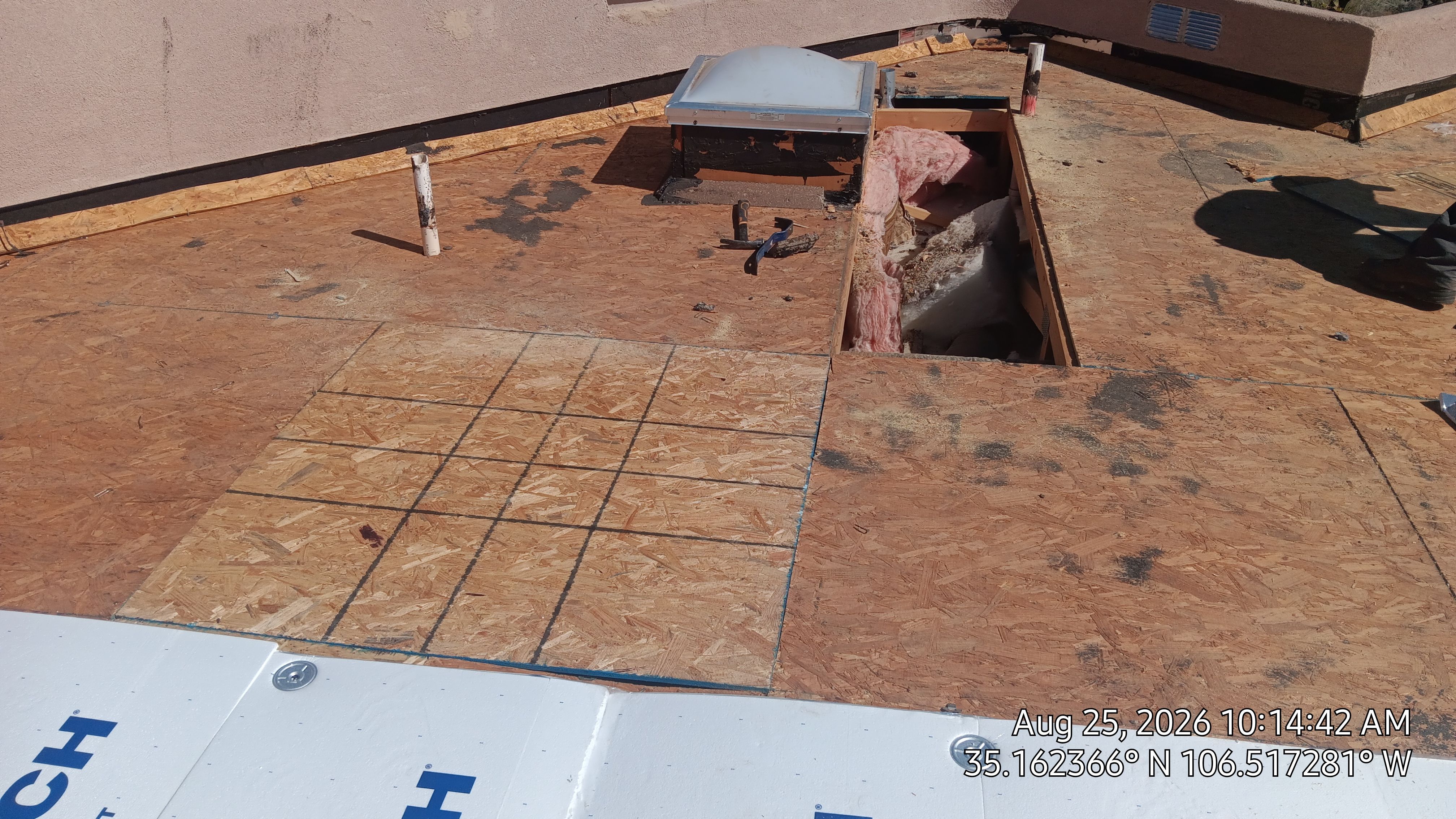 TPO Roof Replacement and Wood Repair in Albuquerque by Doyle Roof Masters Inc