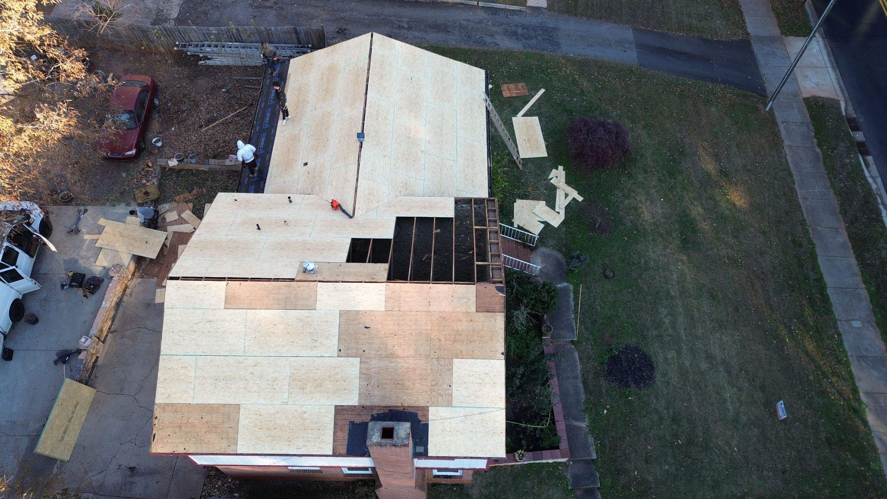 Roof replacement by hail and wind damage by Just Brilliant Restoration JBR