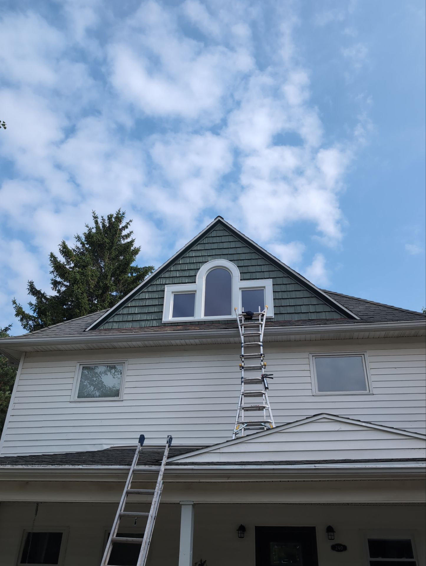 Gable siding and windows! by Gellings Roofing and Siding LLC